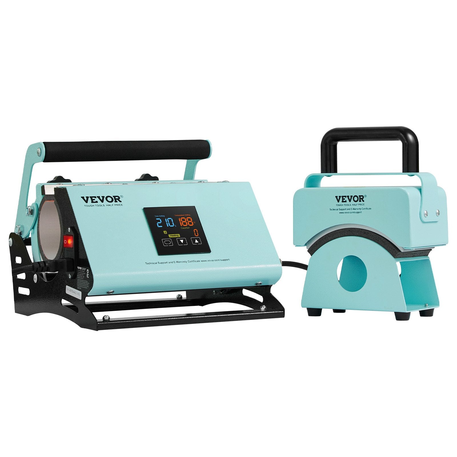 2-in-1 Tumbler and Hat Heat Press Machine for 11-30oz Sublimation Tumblers