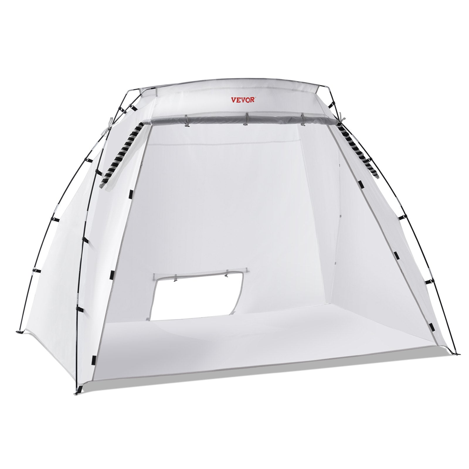 Portable Paint Booth, 7.5x5.2x5.2ft Spray Paint Tent with Floor and Mesh Screen