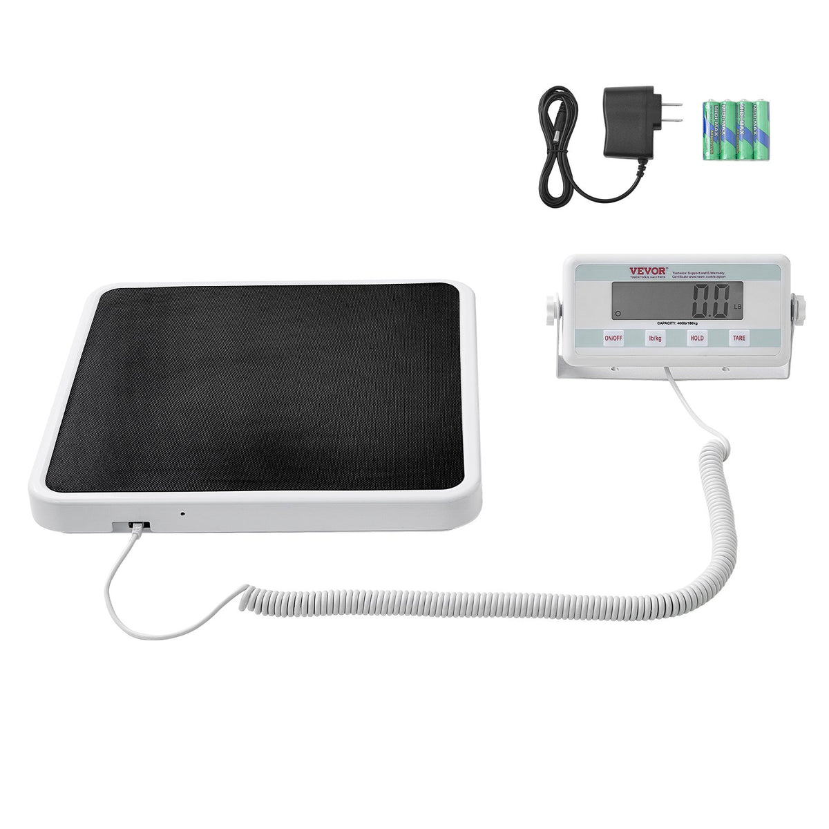 Portable Medical Scale Digital Physician 400LBS Professional Anti-Slip Mat kg/lb