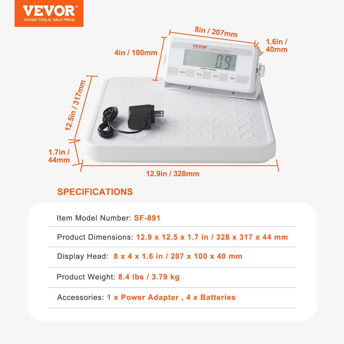 Portable Medical Scale Digital Physician 440LBS Professional Anti-Slip Platform
