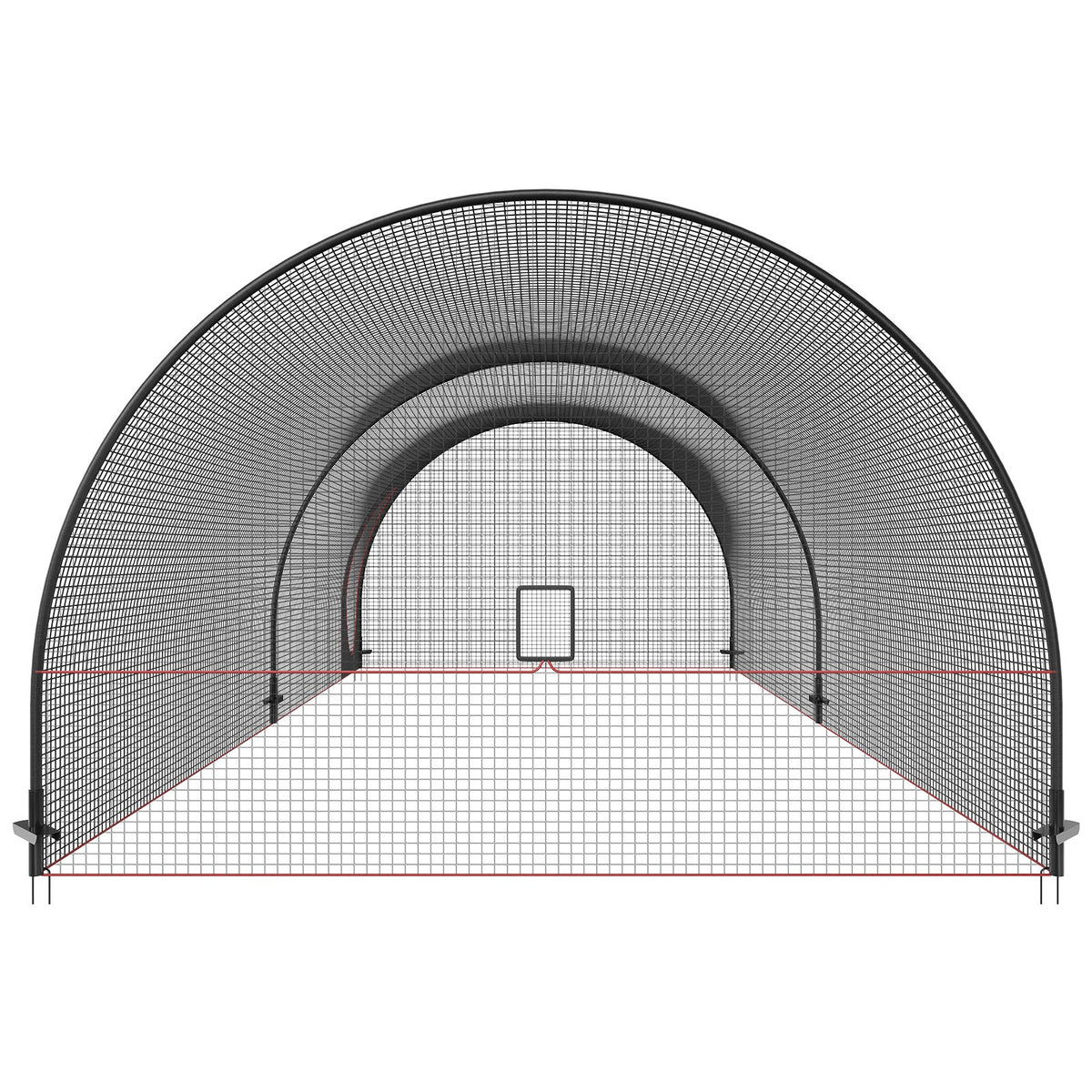 Baseball Batting Cage 670cm Portable Net & Frame with Carry BagBackyard Training