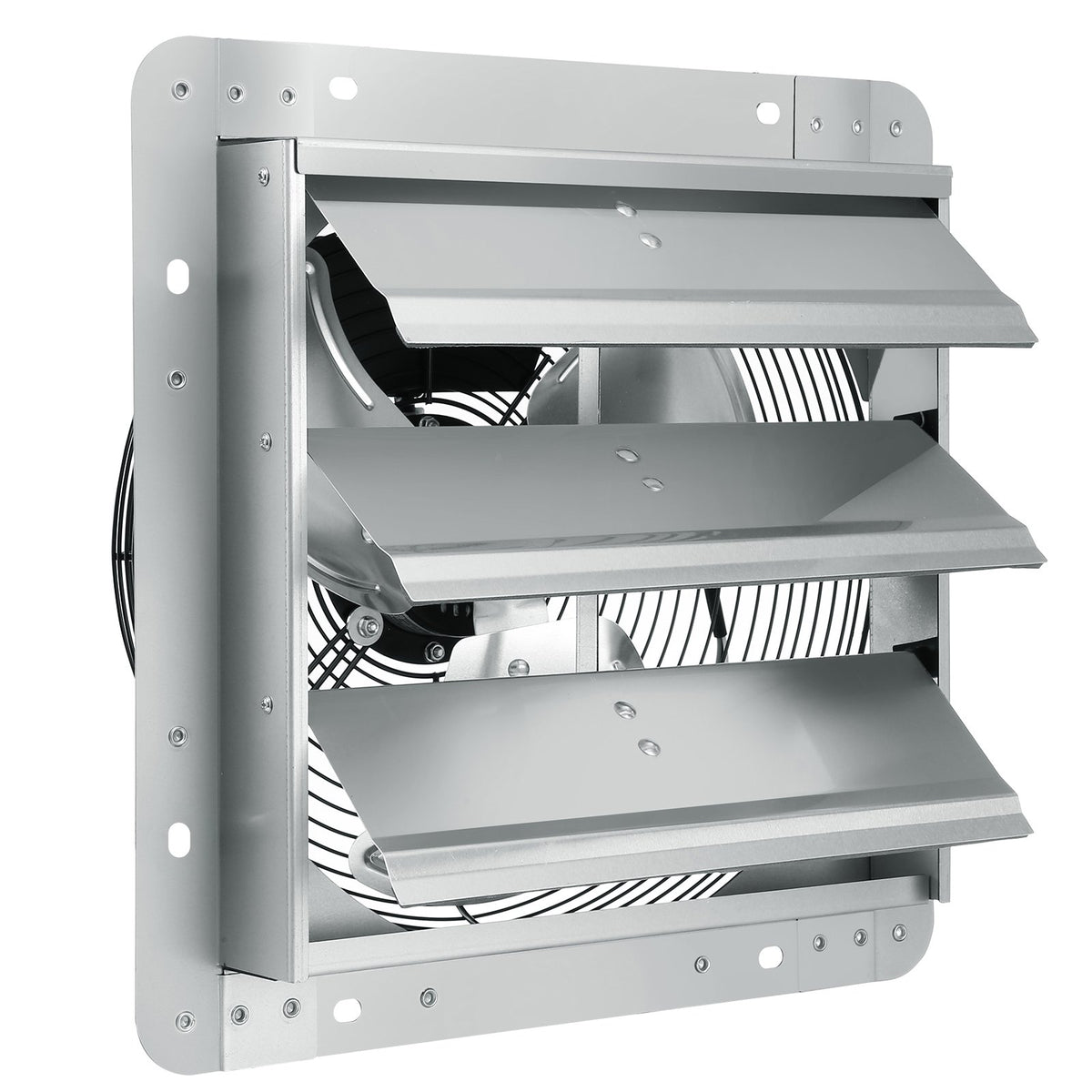 Shutter Exhaust Fan 356mm 1400RPM 994 CFM Aluminum Wall Mount AC Motor Vent Fans