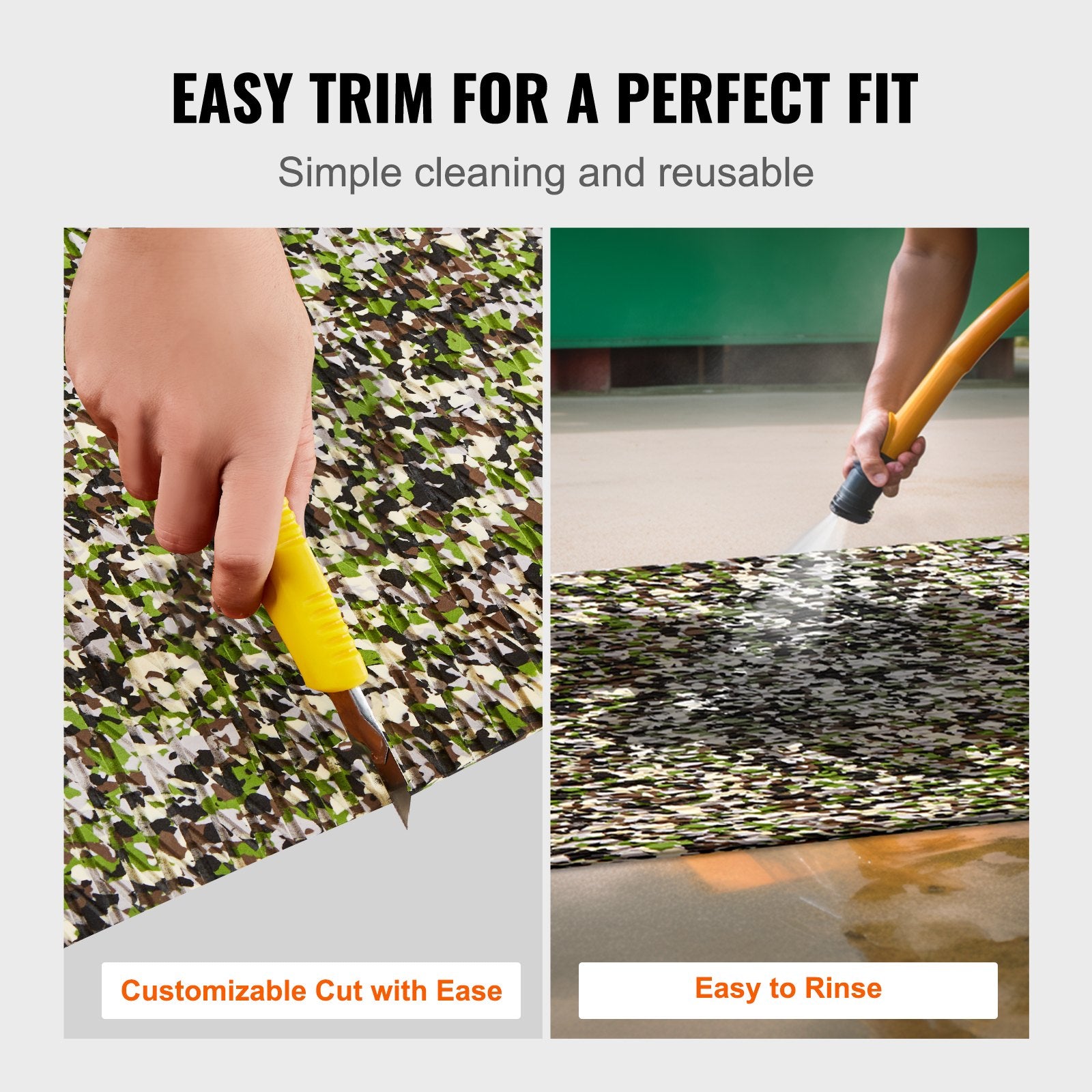 Boat Flooring EVA Foam Decking 94.5"x35.4" Non-Slip Self-Adhesive 23.2 sq.ft