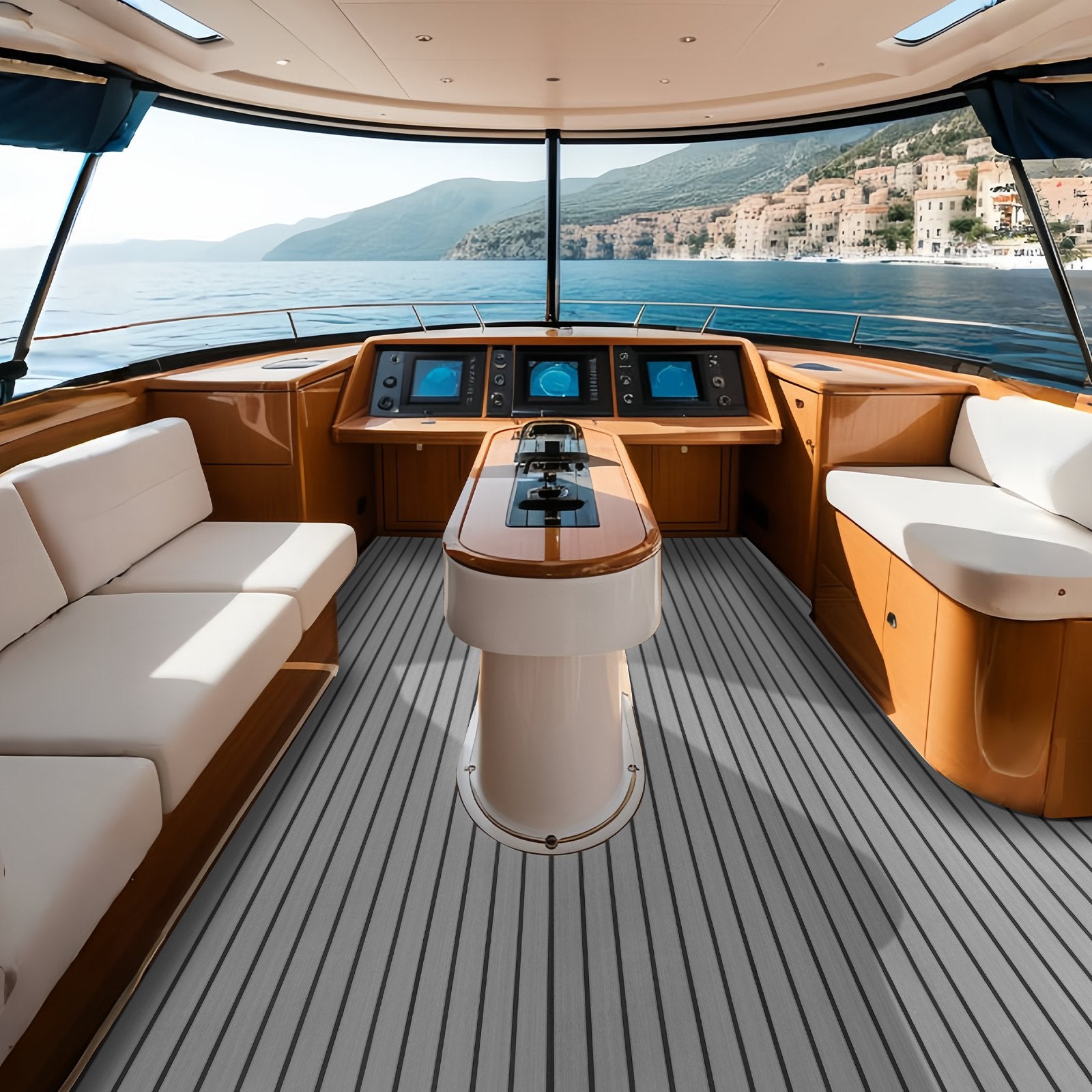Boat Flooring EVA Foam Decking Non-Slip SelfAdhesive Marine 94.5x35.4 23.2sqft