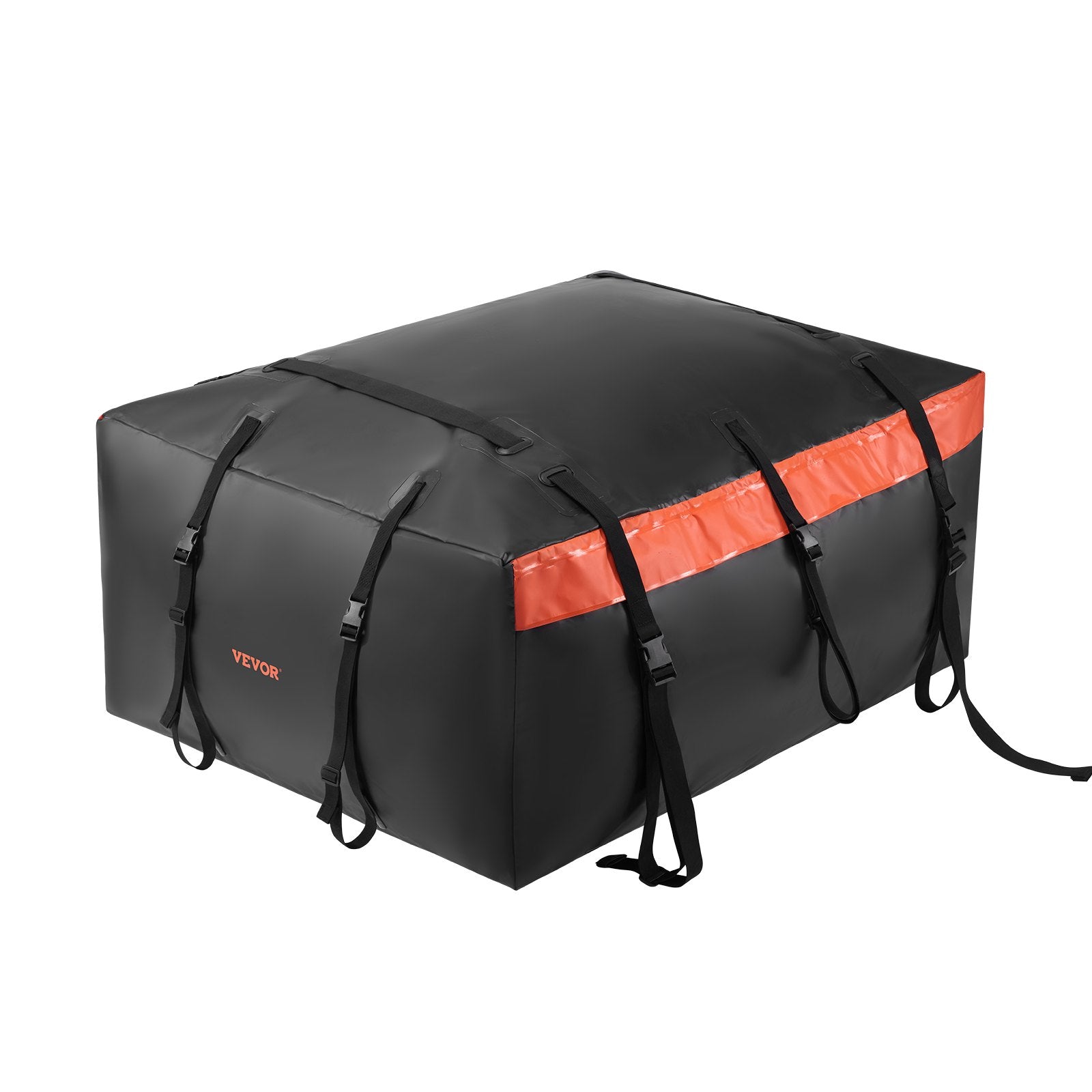 Car Rooftop Cargo Carrier Bag 20cuft Heavy Duty 840D PVC Waterproof w/Lock Mat