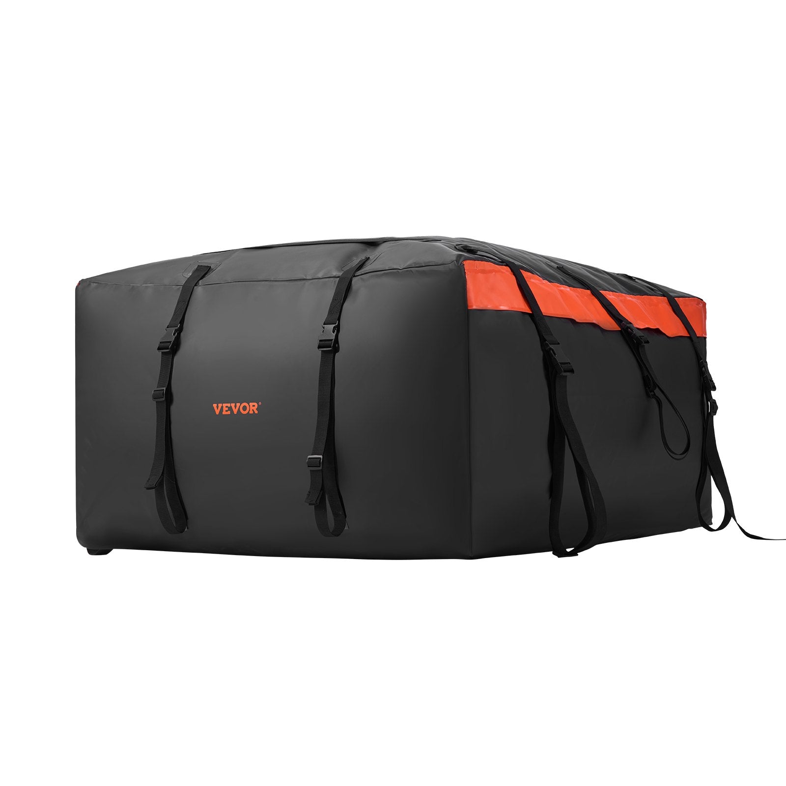 Car Rooftop Cargo Carrier Bag 20cuft Heavy Duty 840D PVC Waterproof w/Lock Mat