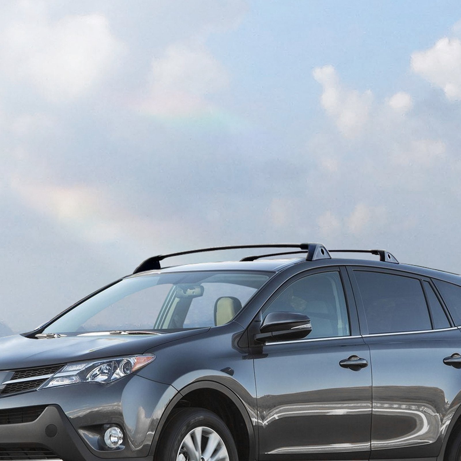 Roof Rack Cross Bars for Toyota RAV4 2020-2023, 160 lbs Load, Aluminum with Lock