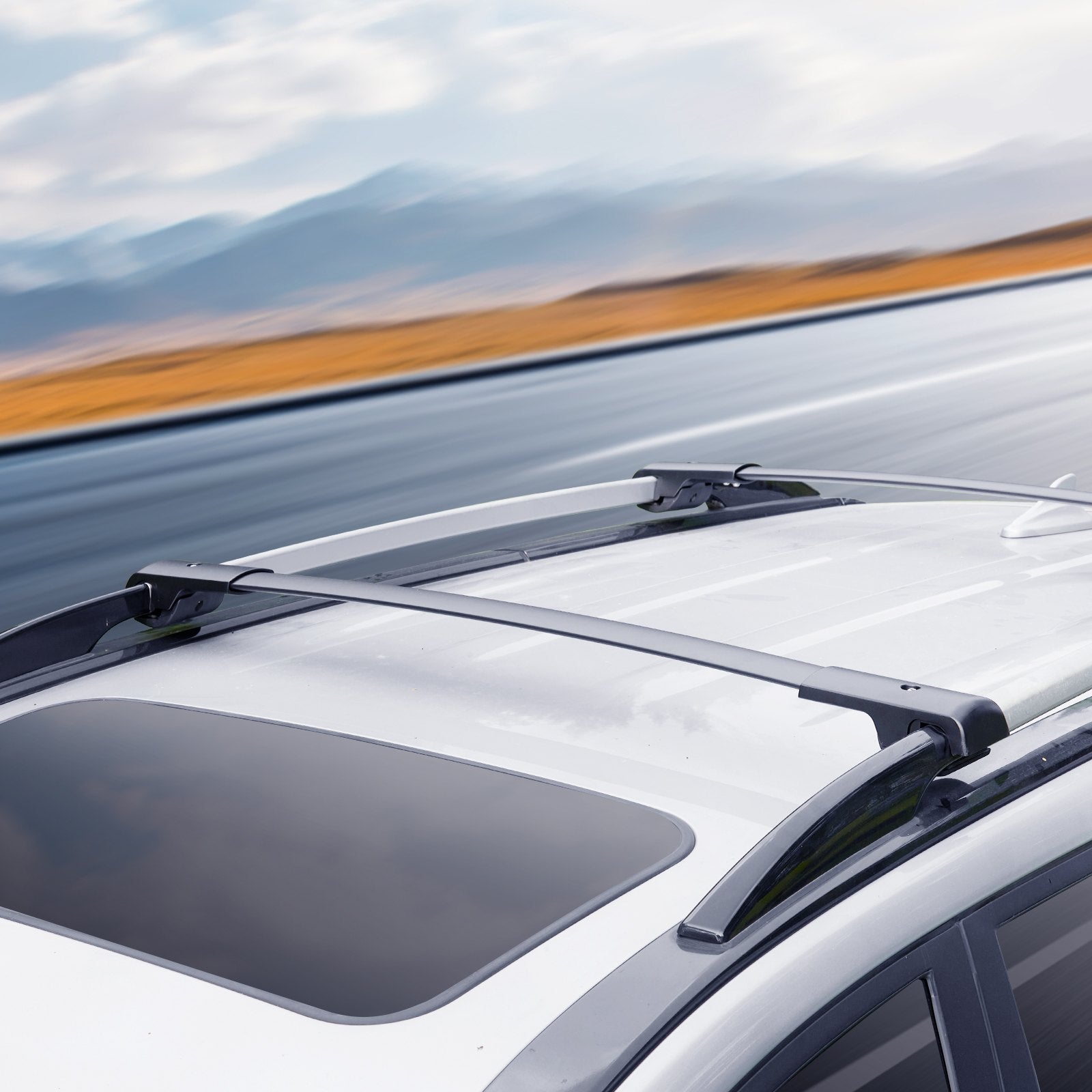 Roof Rack Cross Bars Aluminum for 2014-2021 Subaru Forester 200lbs w/Locks