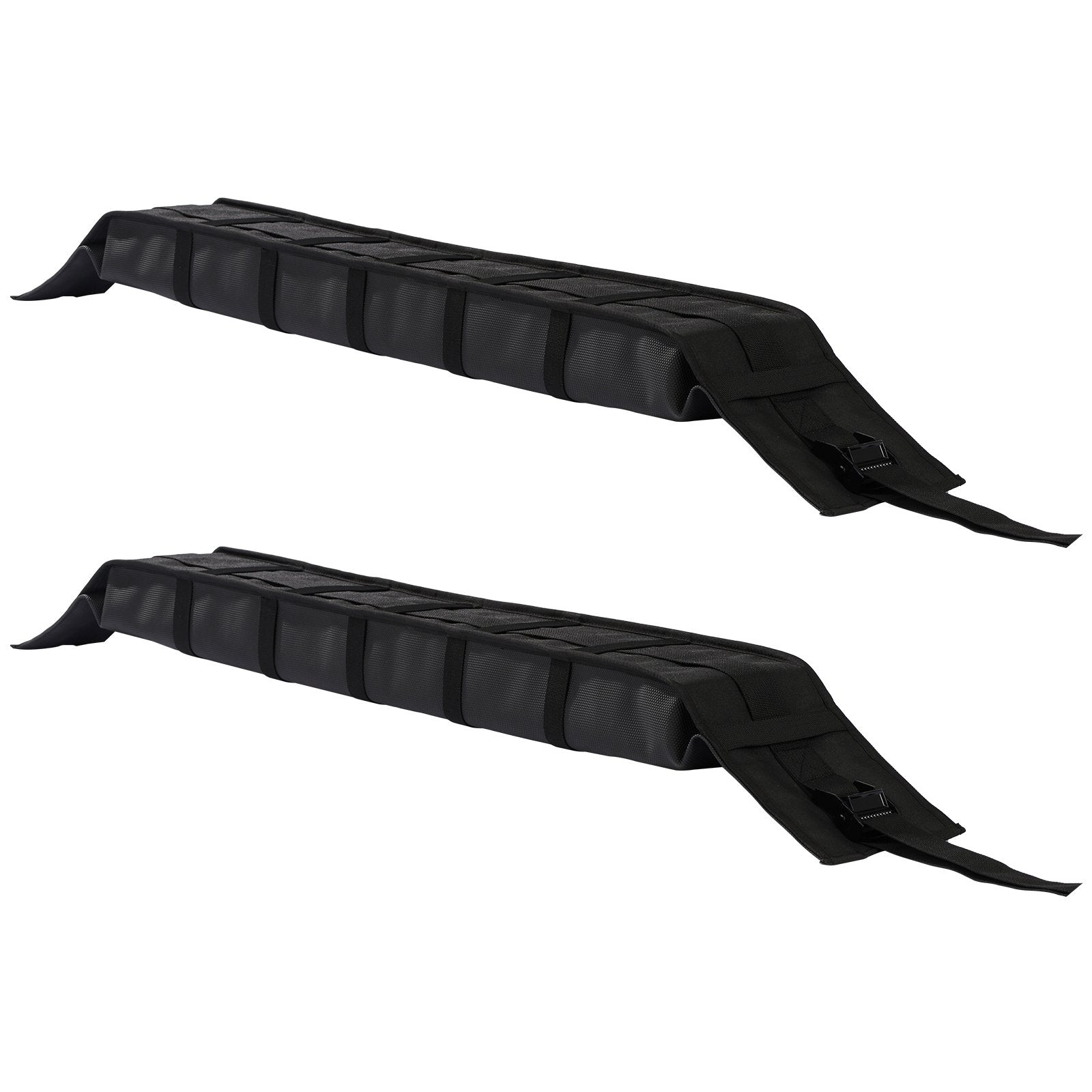 Soft Roof Rack Pads 33in Universal Car 176lbs Luggage Kayak Carrier w/Straps Bag