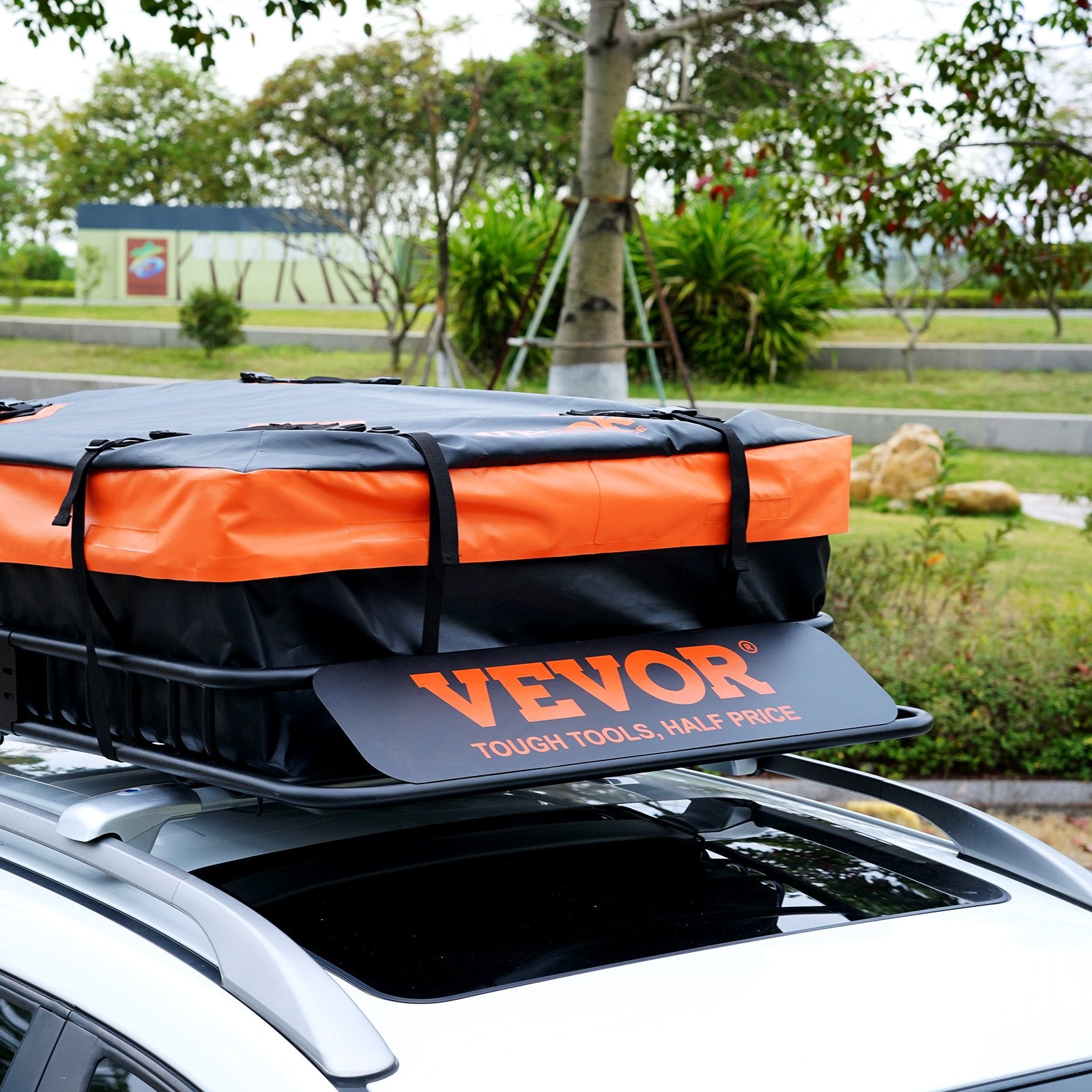 Roof Rack Cargo Basket for SUV Truck with Luggage Bag, 200 LBS Capacity