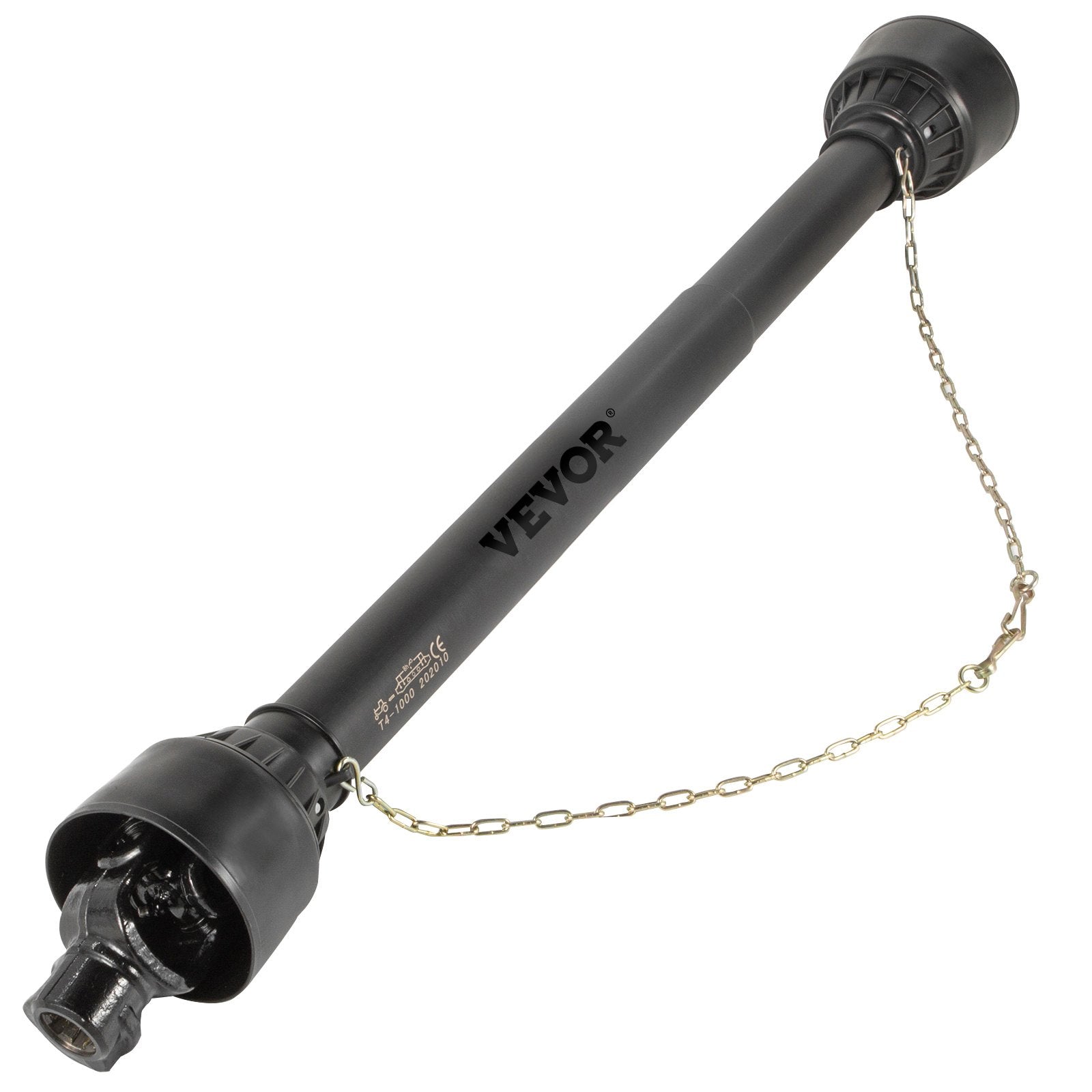 PTO Shaft 3.5cm 6 Spline Tractor Round Implement Series 4 Brush Hog Black