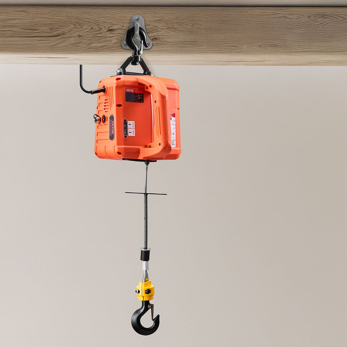 3-in-1 Electric Hoist Winch 700kg 1500W Crane w/ Wireless Remote