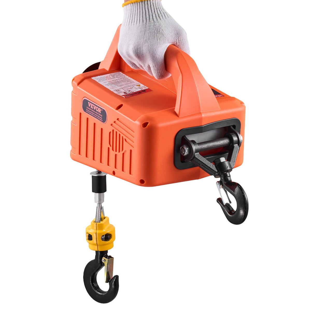 3-in-1 Electric Hoist Winch 700kg 1500W Crane w/ Wireless Remote