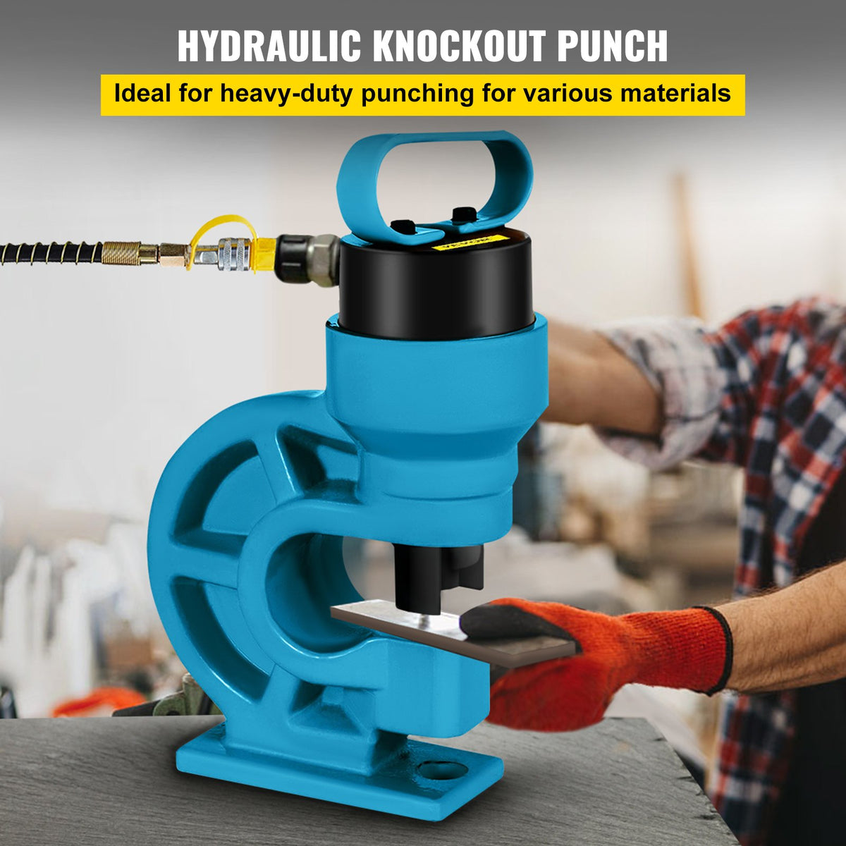 Hydraulic Hole Punching Tool CH-60, 31T Smooth Puncher for Iron Copper Aluminum