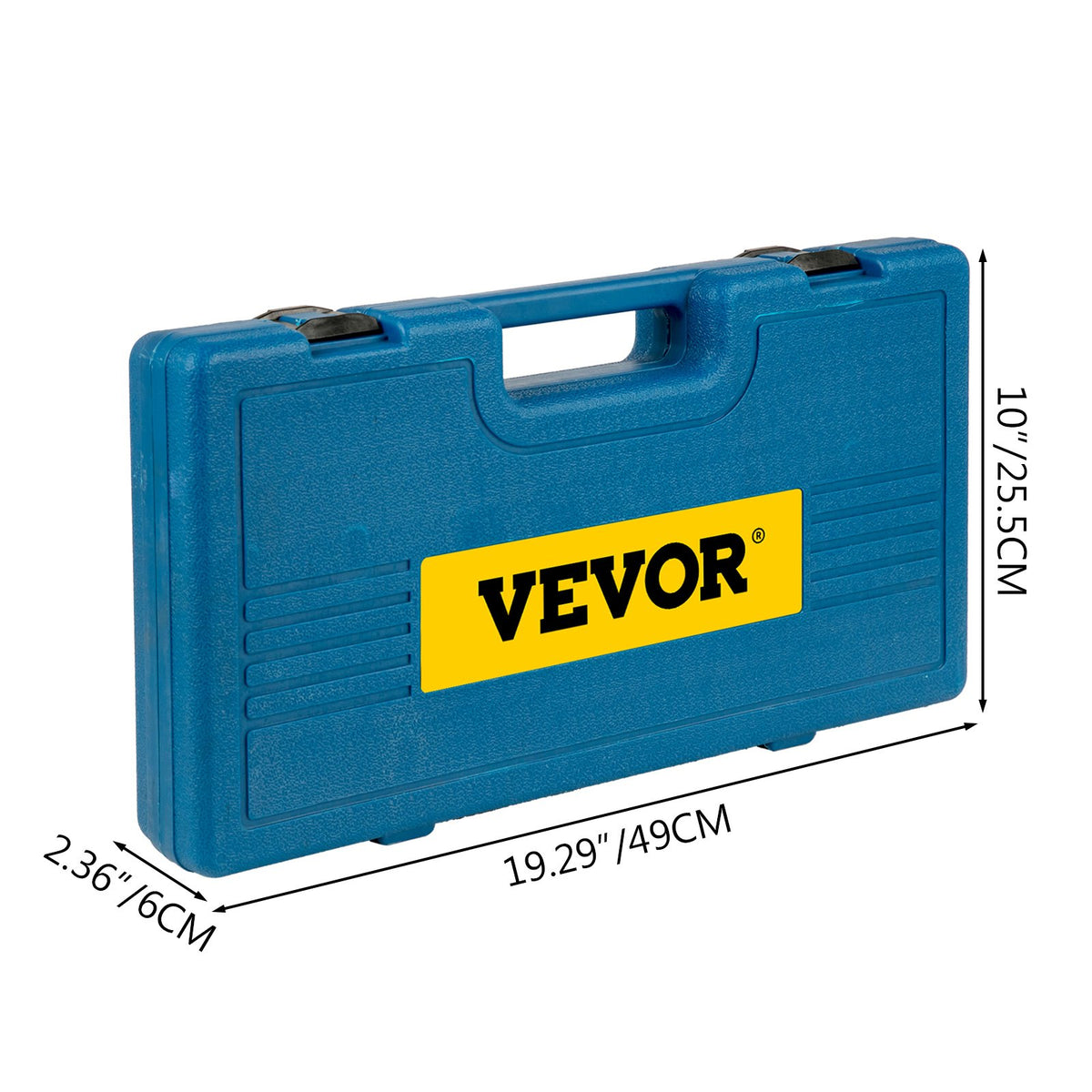 Impact Socket Set, 1/2" Drive 26-Piece Metric 10-36mm Deep 6-Point Sockets