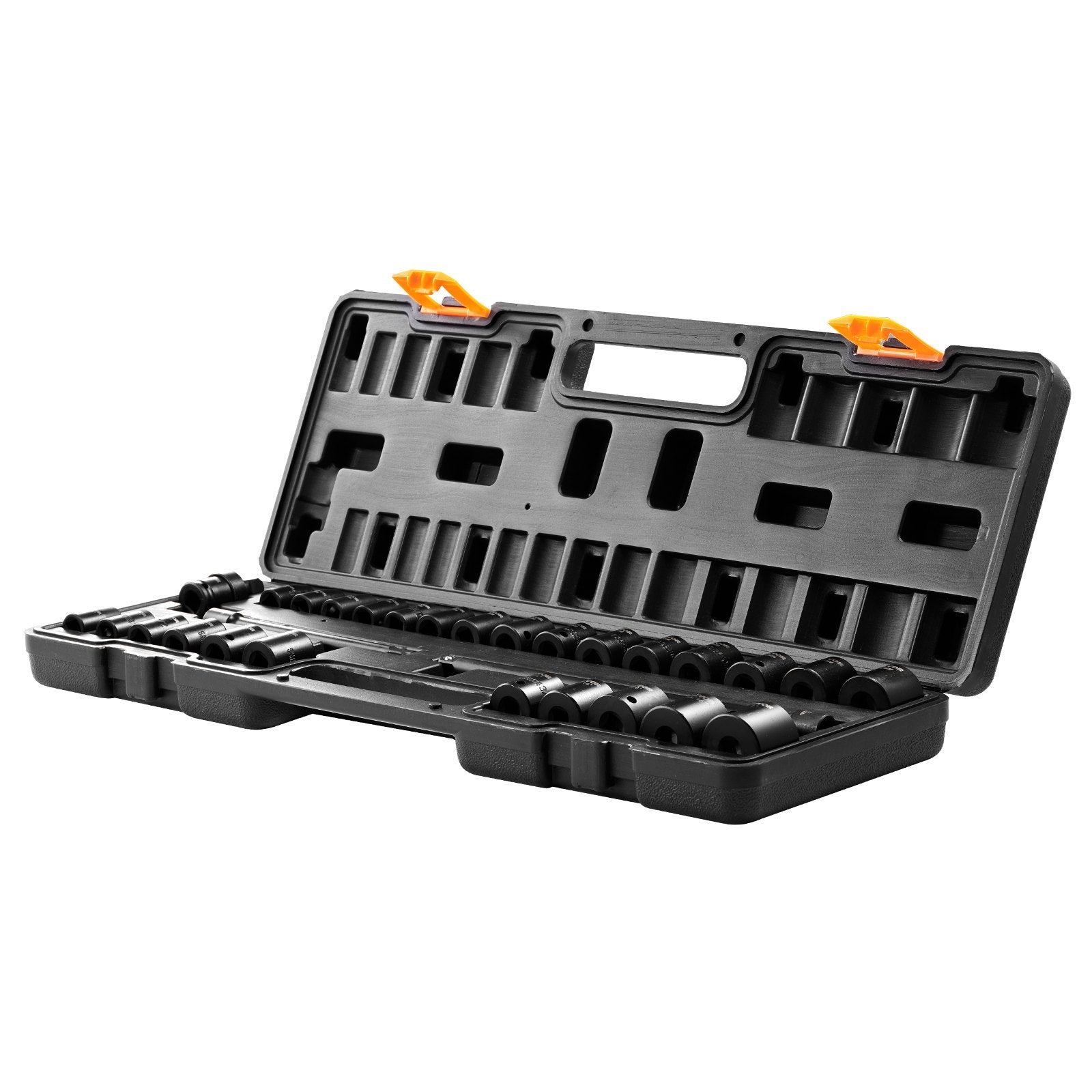 Impact Socket Set 3/8" Drive 29-Piece SAE & Metric 6-Point CR-MO Steel with Case