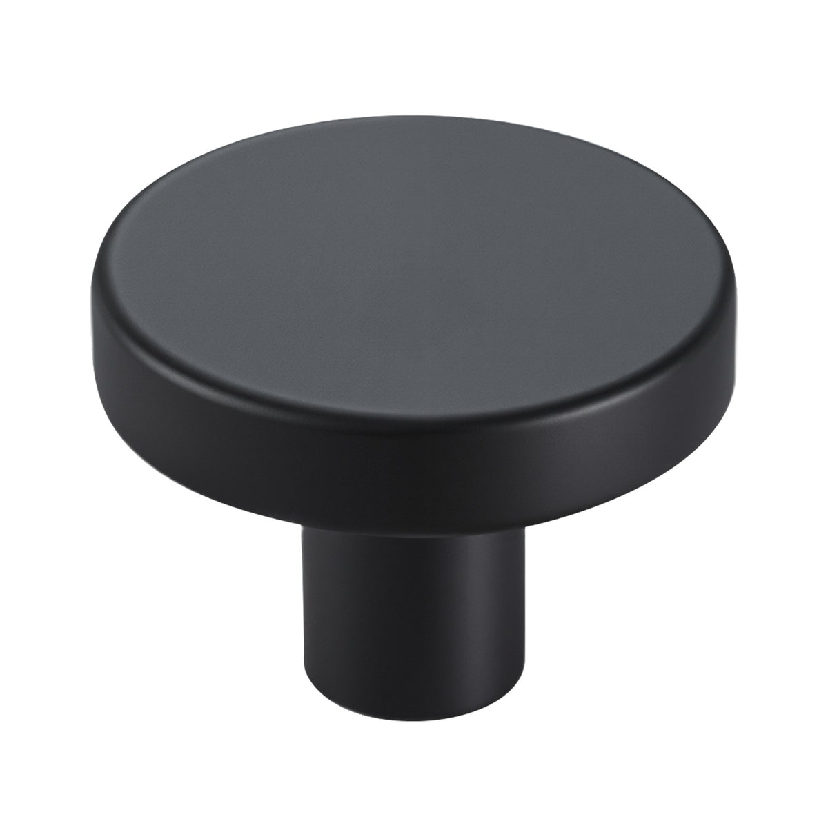 Cabinet Knobs 10Pack 32mm Black Zinc Alloy Mushroom Drawer Pulls Door Handles