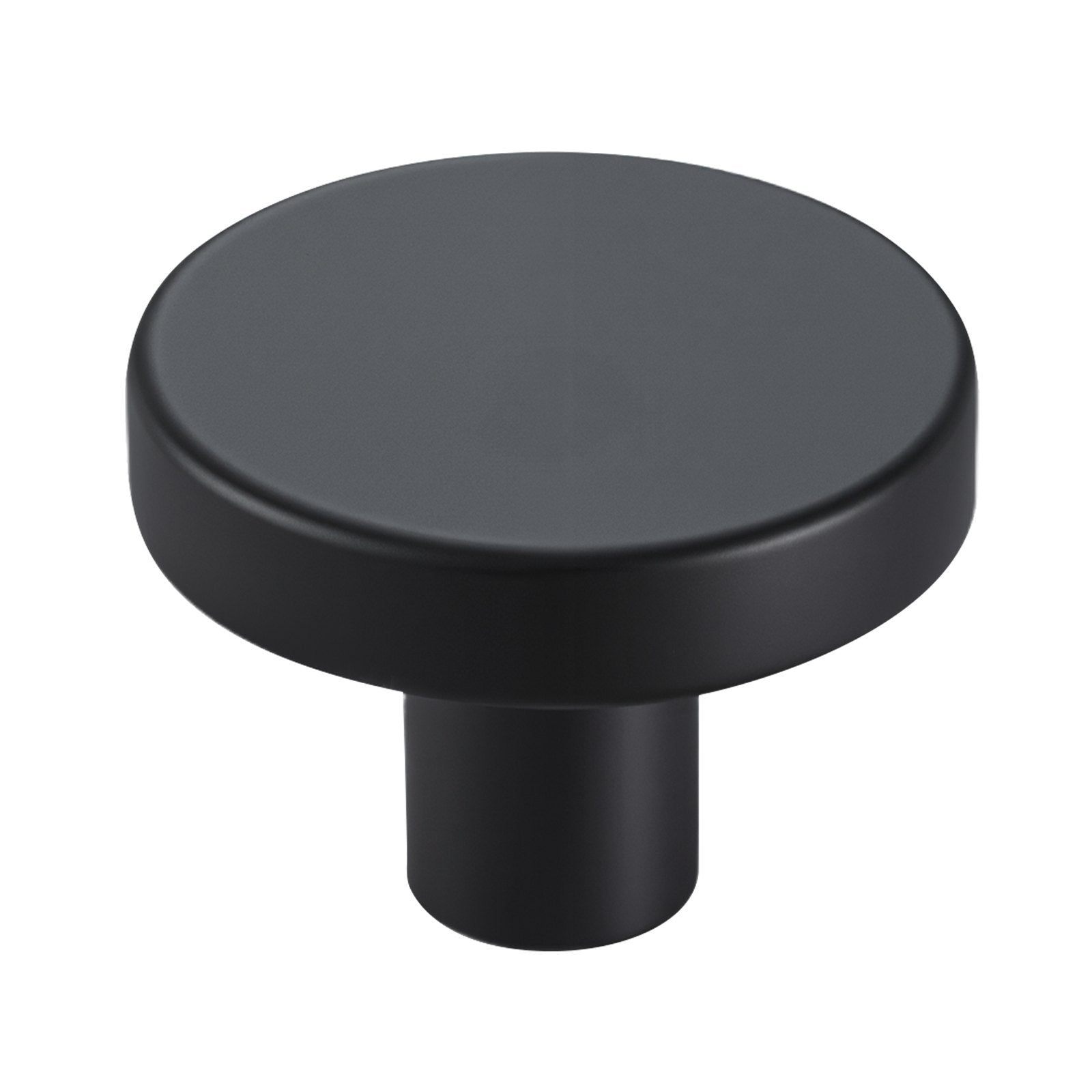 Cabinet Knobs 10Pack 32mm Black Zinc Alloy Mushroom Drawer Pulls Door Handles
