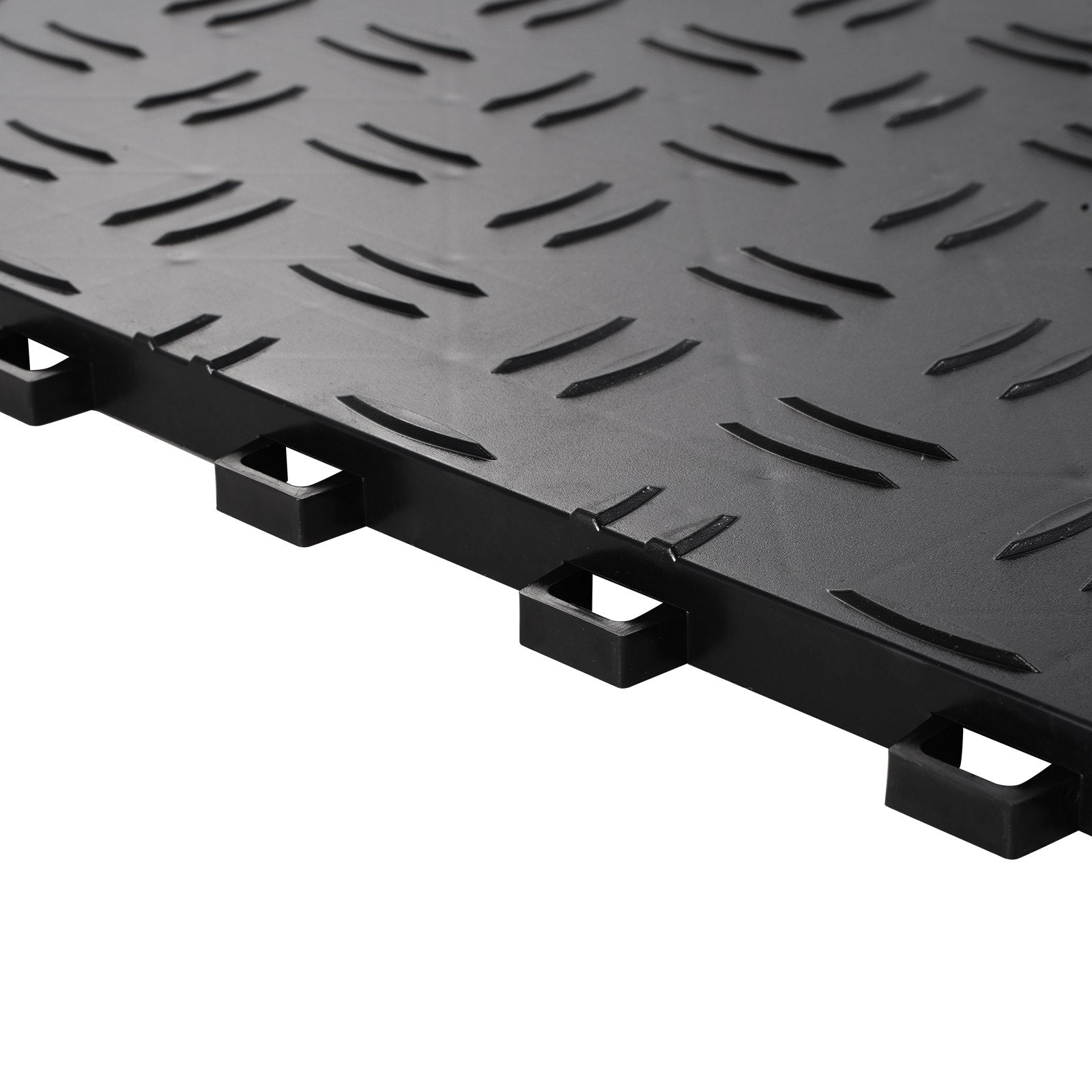 Garage Tiles Interlocking Non-Slip Floor Covering 50 Pack 12x12x0.53 Inch