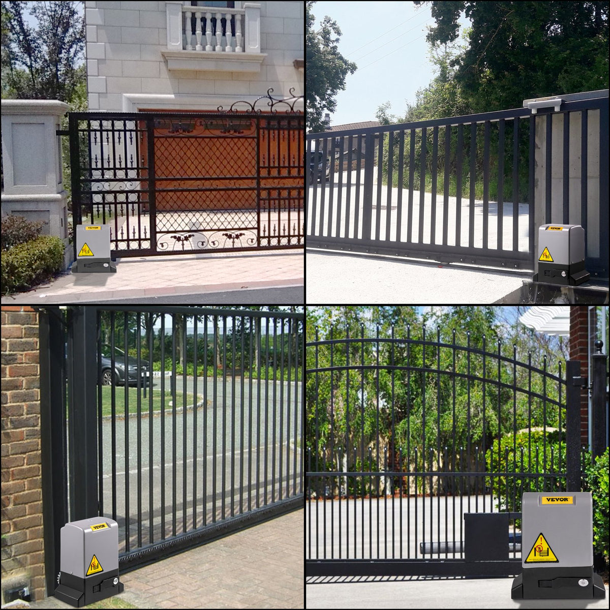 Sliding Gate Opener 1800KG 4m, Automatic with 4 Remotes & APP Control, Electric