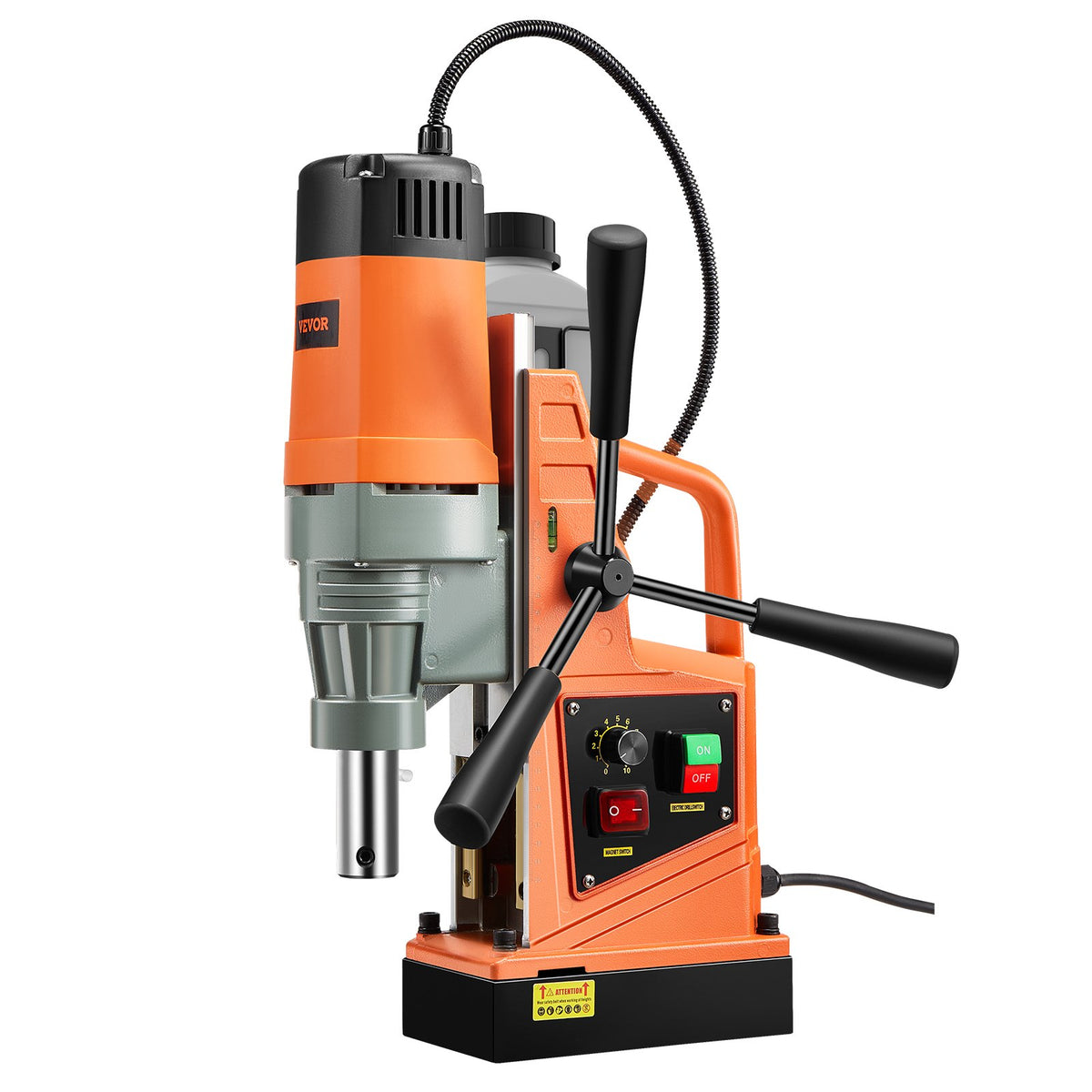1550W Magnetic Drill Press 2 in Boring Diameter Variable Speed for Metal