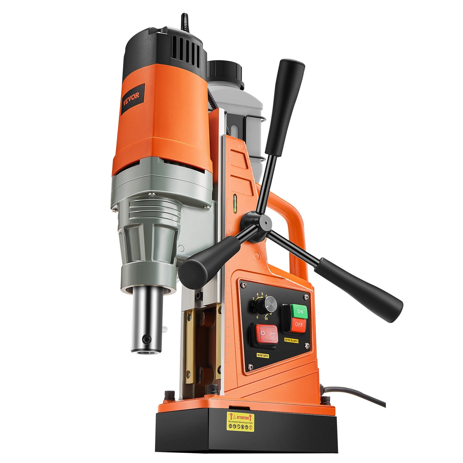 1550W Magnetic Drill Press 2 in Boring Diameter Variable Speed for Metal
