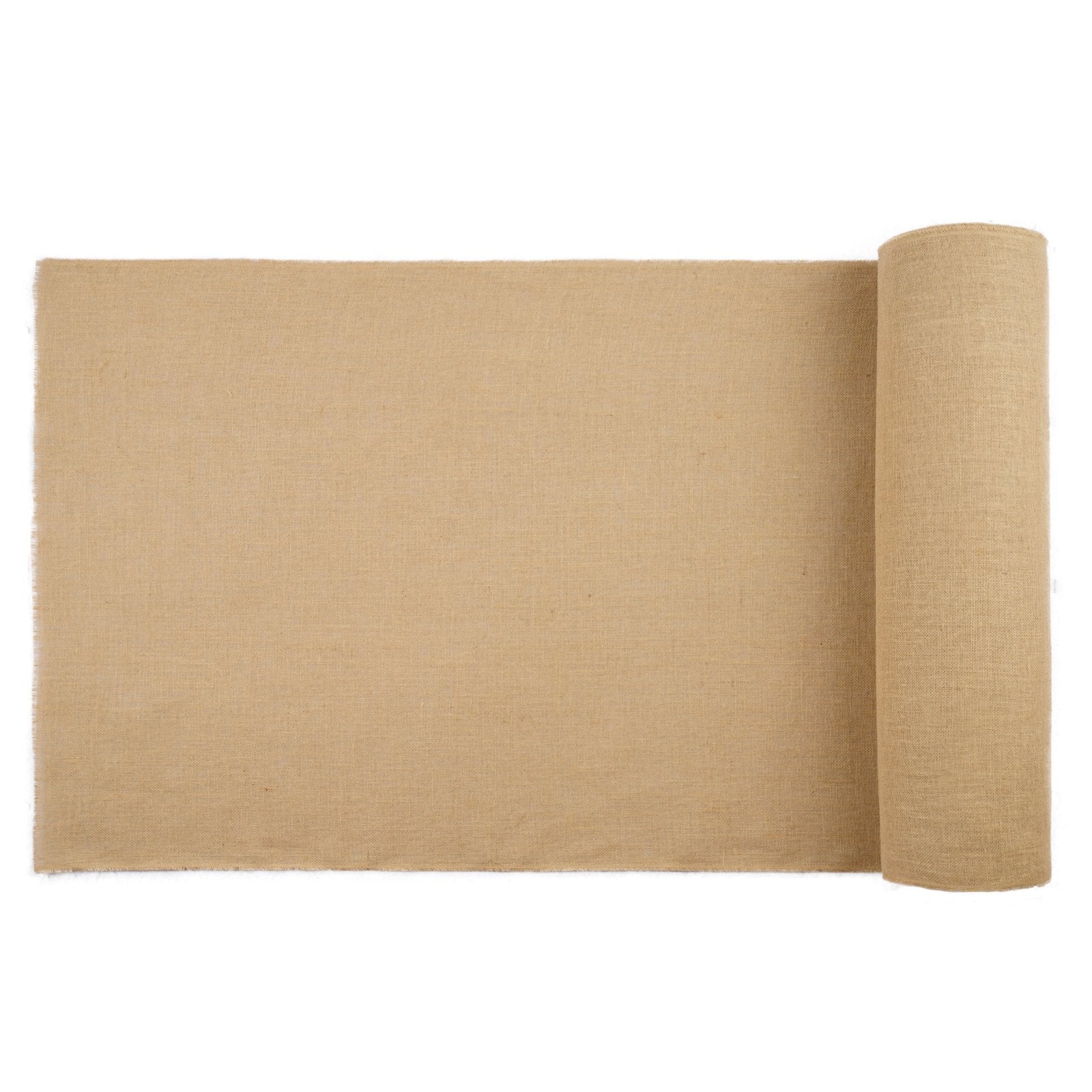Burlap Fabric Roll 1016mm x 22.86m 50x50 Natural Jute Crafts Decor Gardening