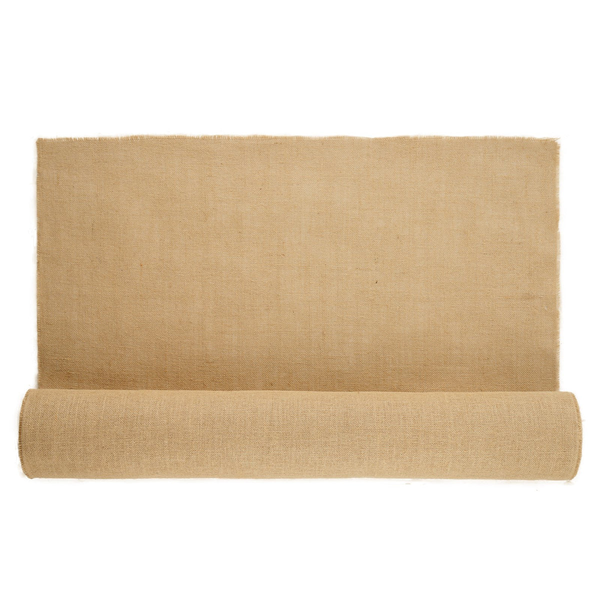Burlap Fabric Roll 1016mm x 22.86m 50x50 Natural Jute Crafts Decor Gardening