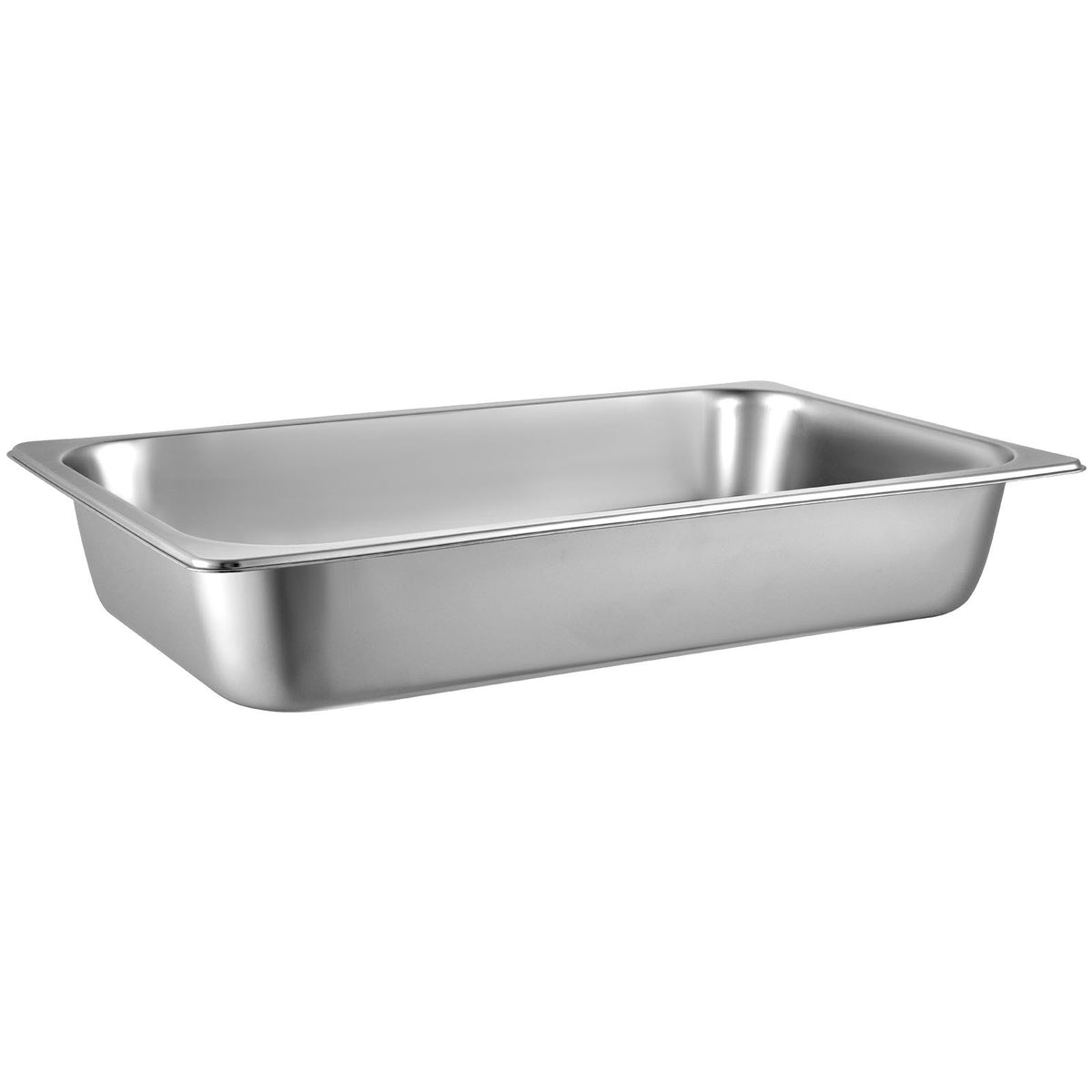4 Pack 3.7" Full Size Deep Stainless Steel Steam Table Pan with Lid