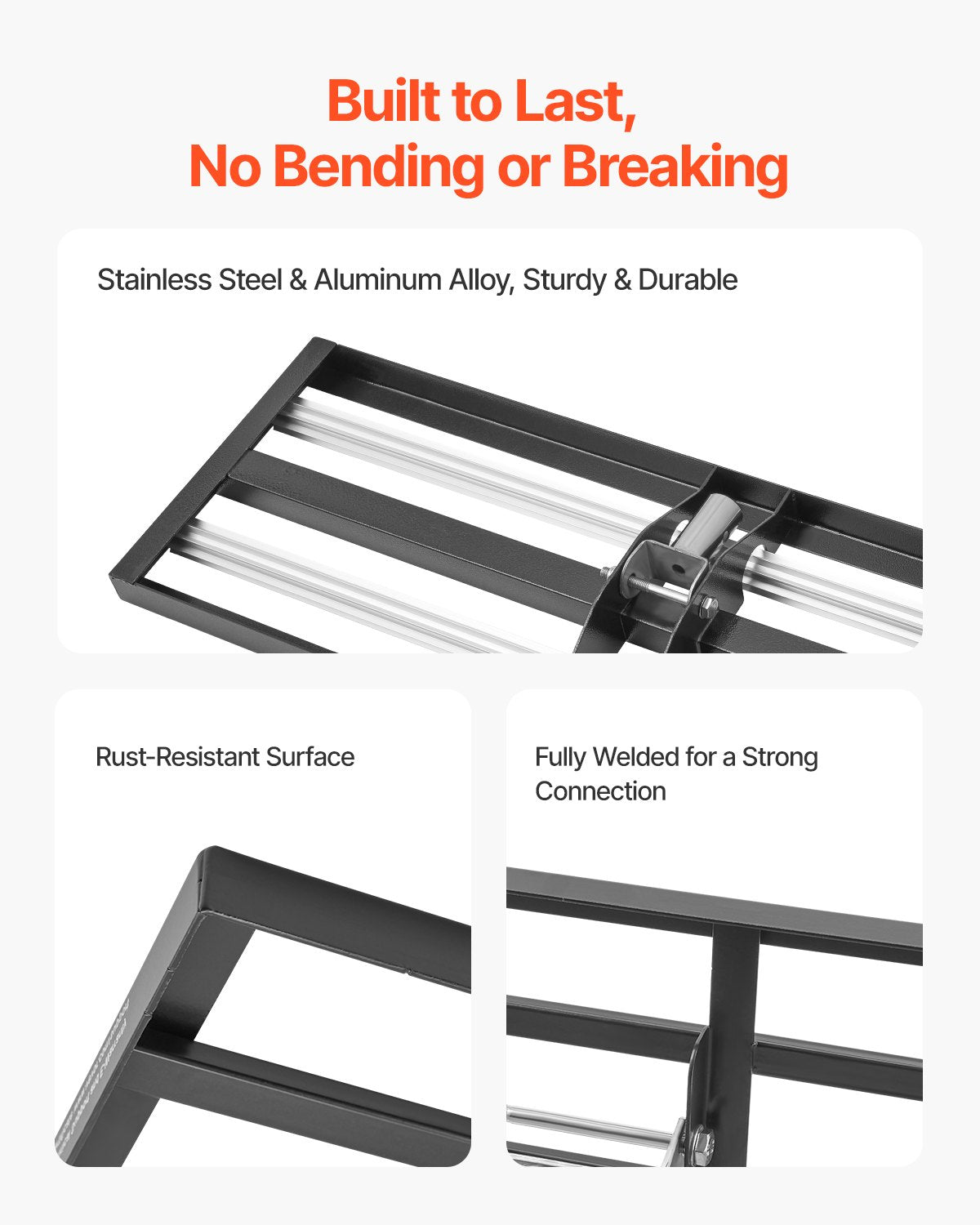 254 x 914 mm Lawn Leveling Rake with 2130 mm Adjustable Handle for Yard Garden
