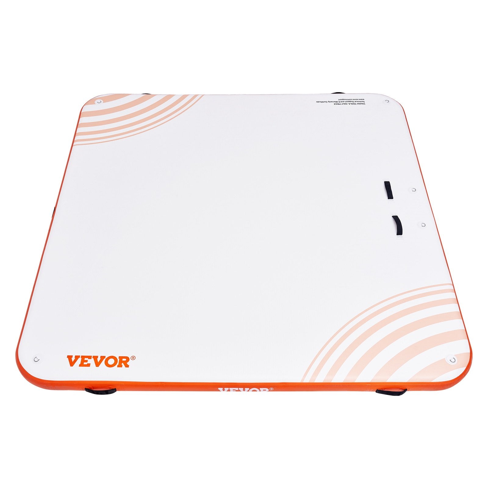 Inflatable Floating Dock, 7x7FT Non-Slip Platform with Ladder and Carrying Bag