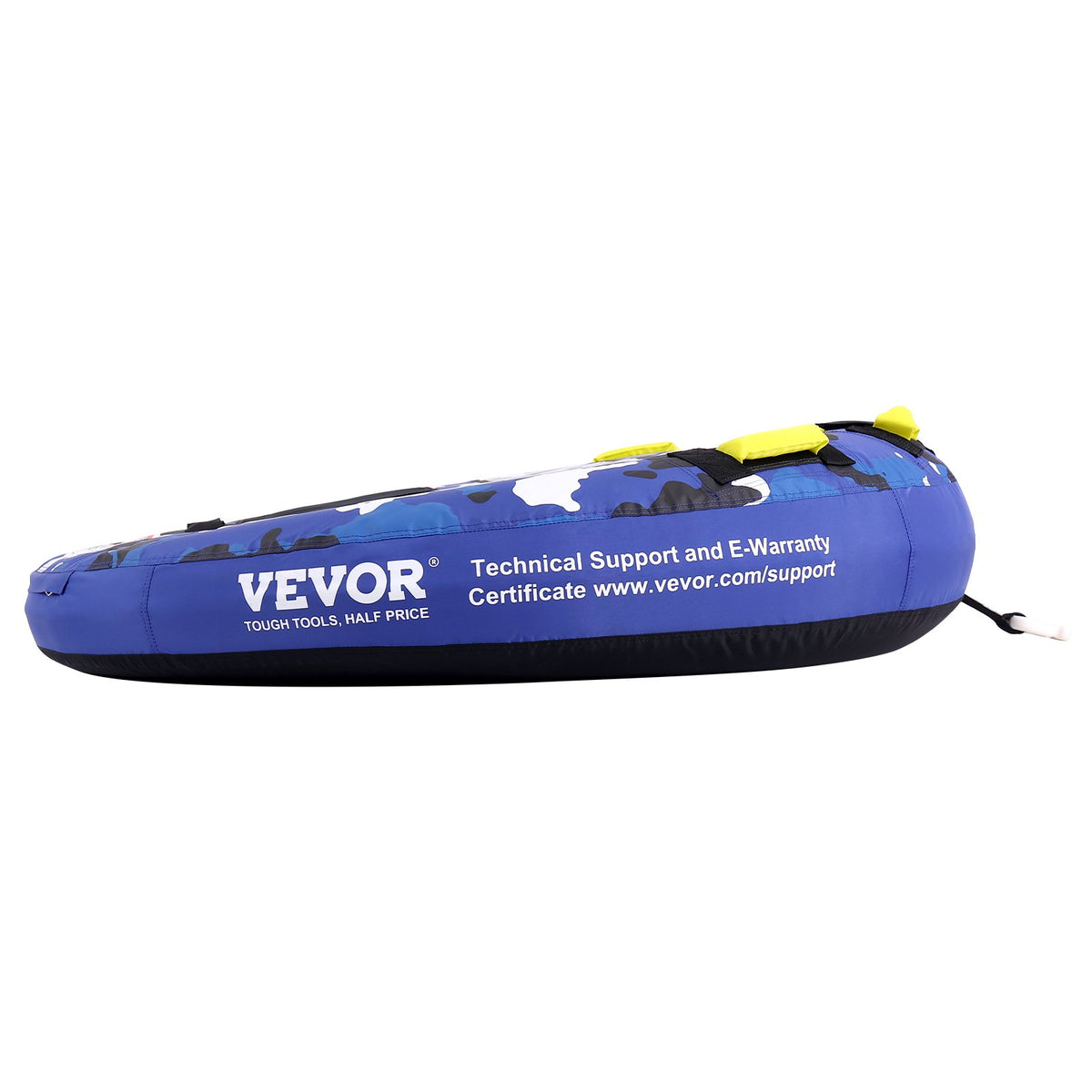 Towable Tube for Boating 1-2 Riders 340lbs 51.8in Full Nylon EVA Handles