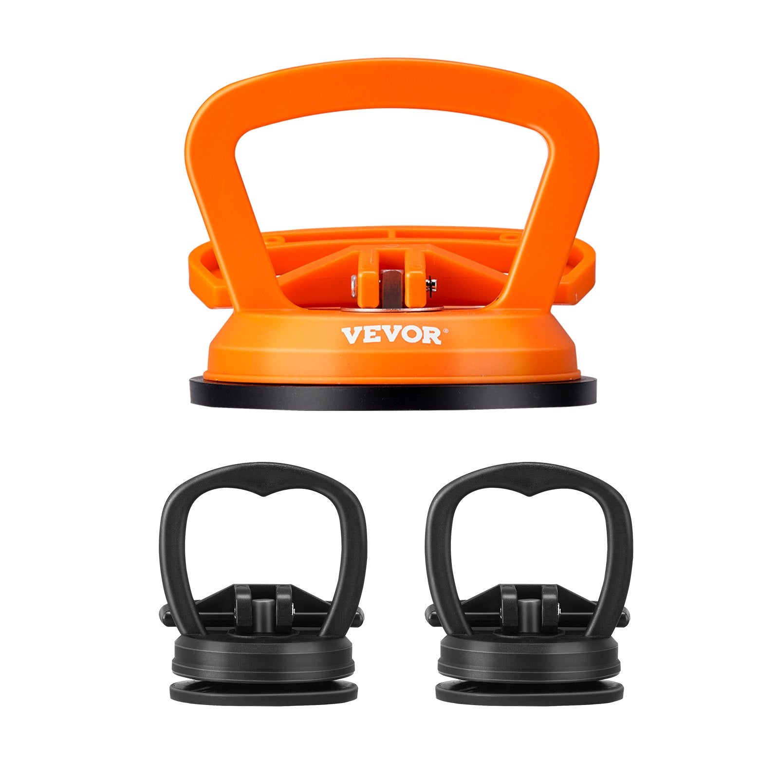 3 Pack Suction Cup Dent Puller Kit with Gloves & Cloth for Paintless Car
