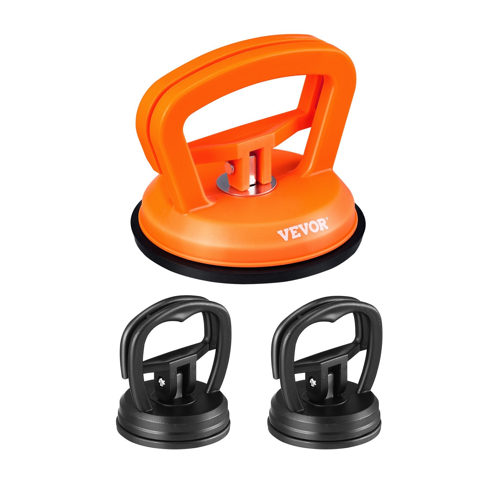 3 Pack Suction Cup Dent Puller Kit with Gloves & Cloth for Paintless Car