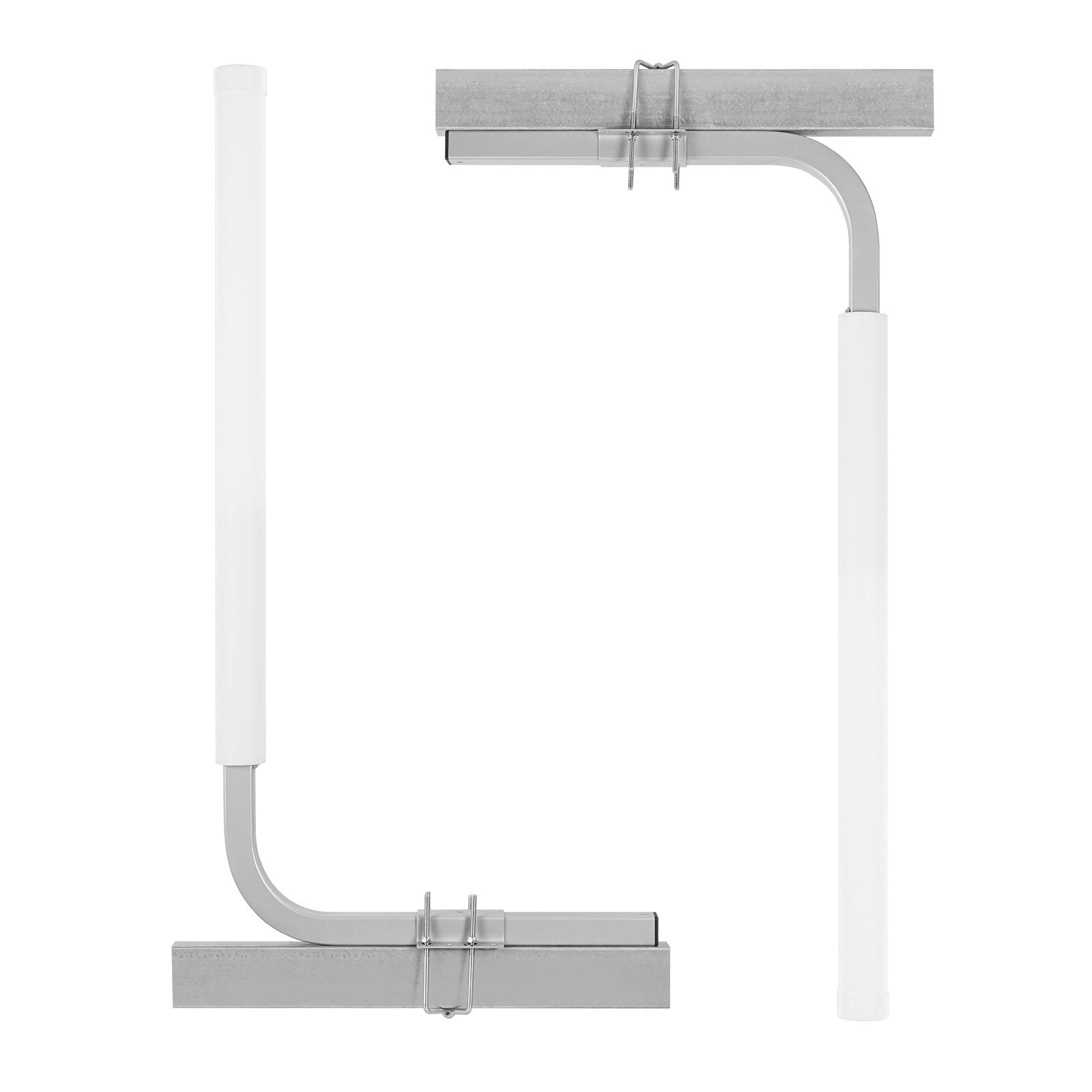 2PCS Adjustable Boat Trailer Guide Poles Steel PVC for Sailboats