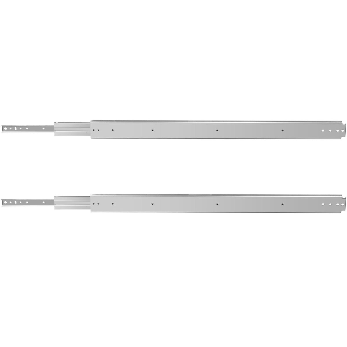 Drawer Slides, 1 Pair 40 Inch Heavy Duty Ball Bearing Side Mount, 500 LBS Load