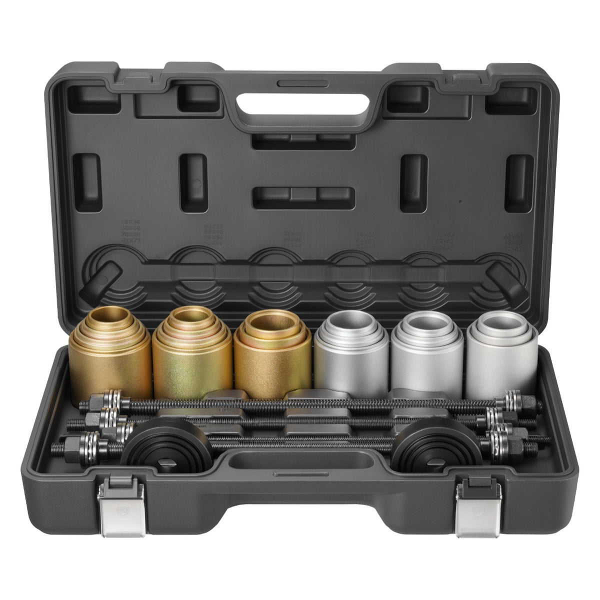 Pull and Press Sleeve Kit 26PCS Steel Bush Removal/Insertion Tools with Case