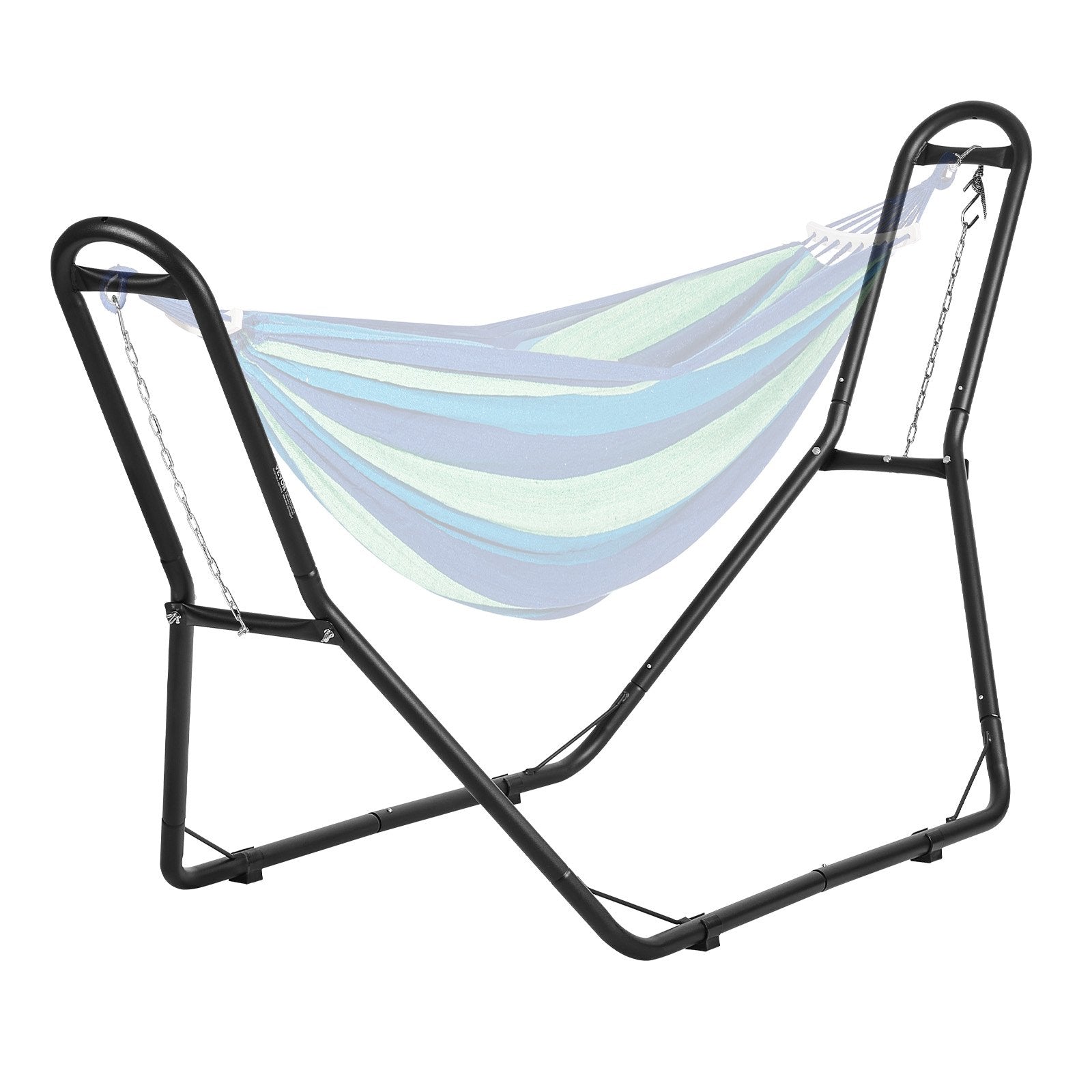 Hammock Stand Universal 2 Person Adjustable Heavy Duty 450lbs Chain Hook Bag