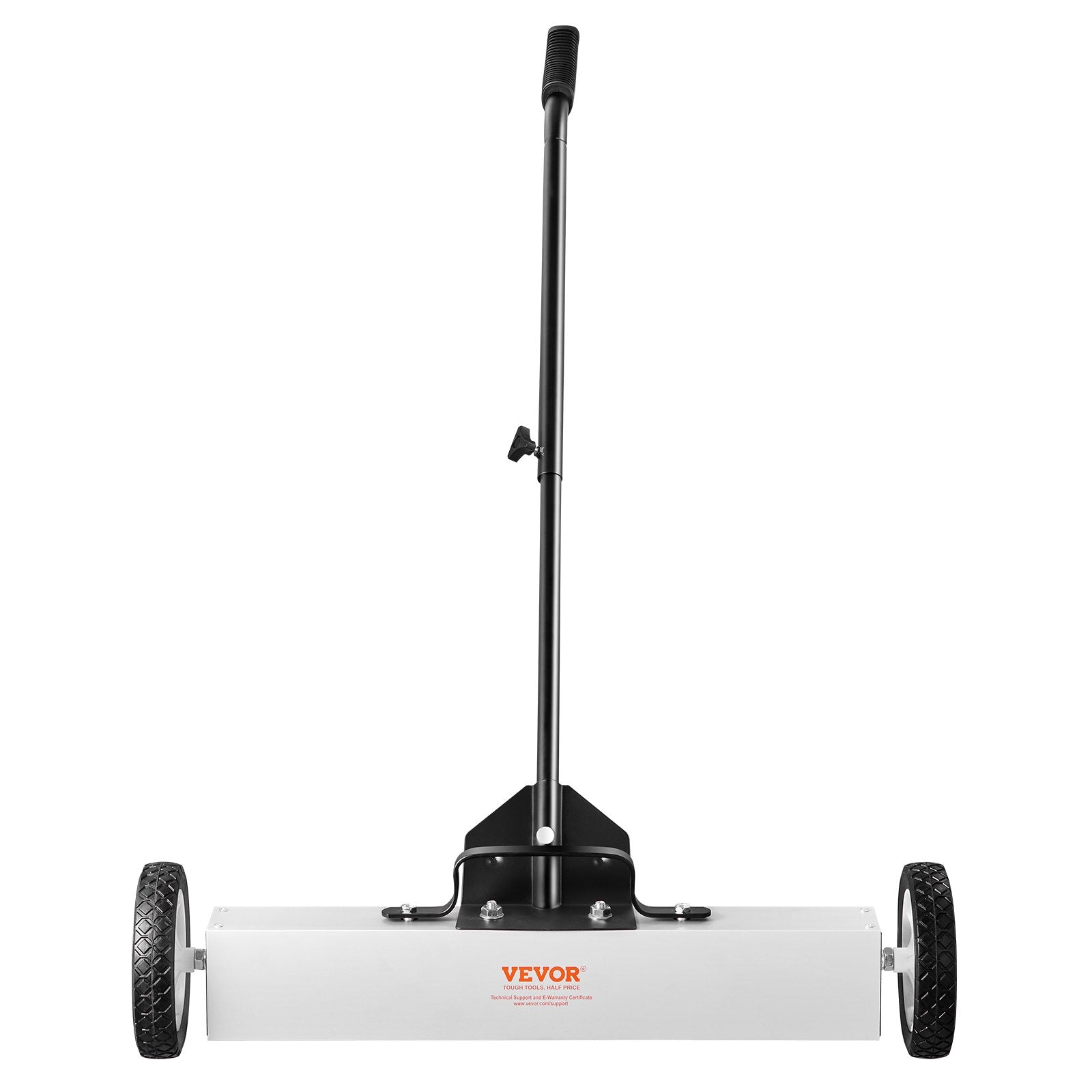 24-Inch Magnetic Sweeper with Wheels 50 lbs Capacity Telescoping Pickup Tool