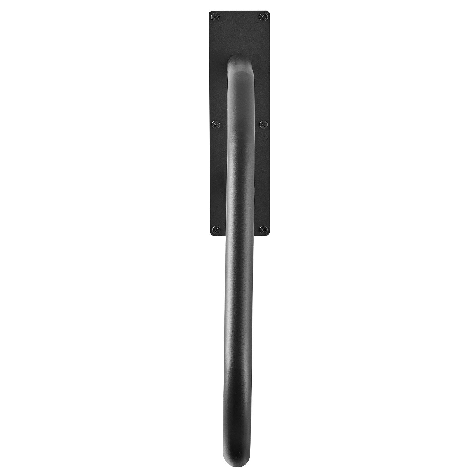Handrails for Outdoor Steps 32" Wall Mount U-Shaped Matte Black Safety Rail