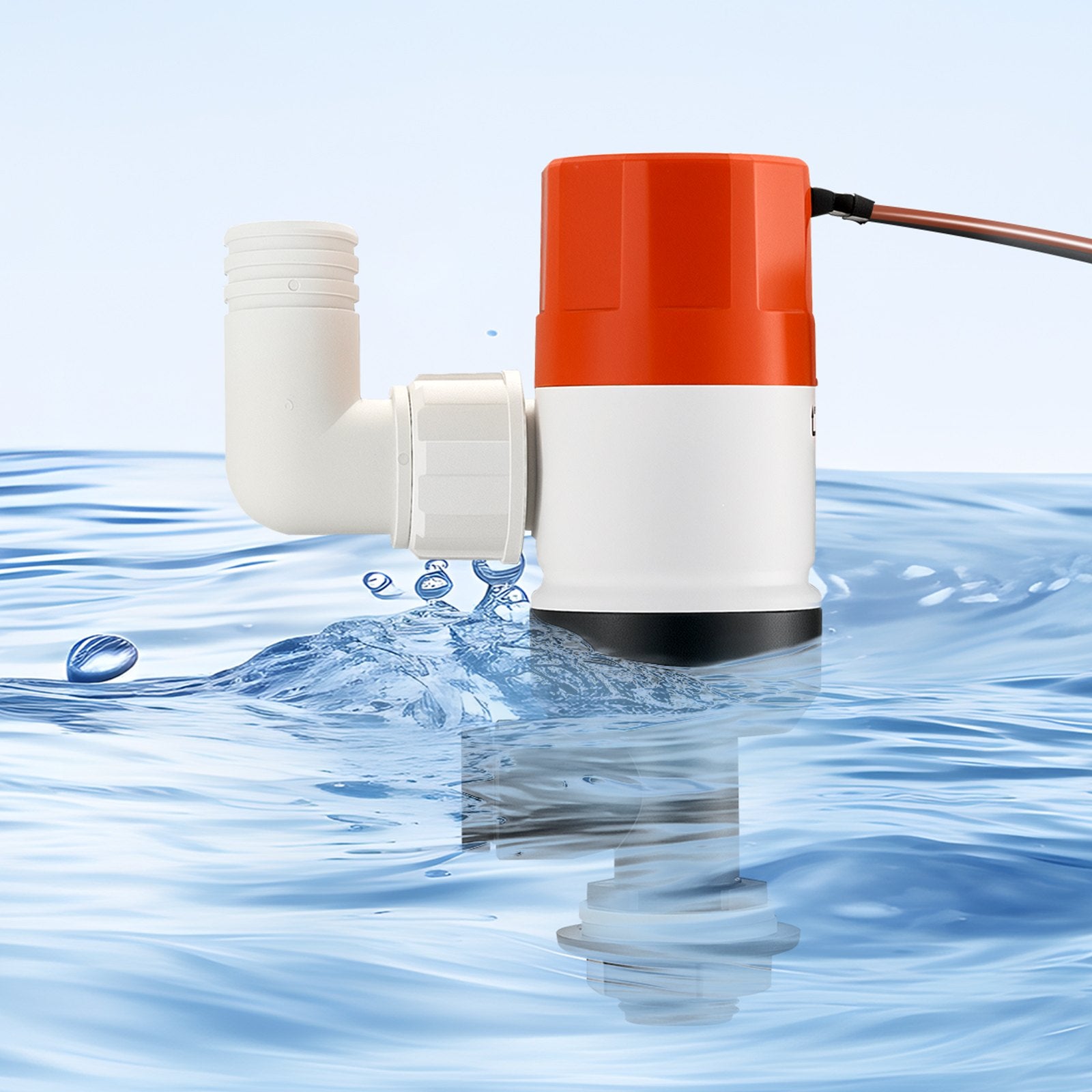 Livewell Pump 12V 800 GPH Dual Inlet Aerator with ABA Housing & Detachable Motor