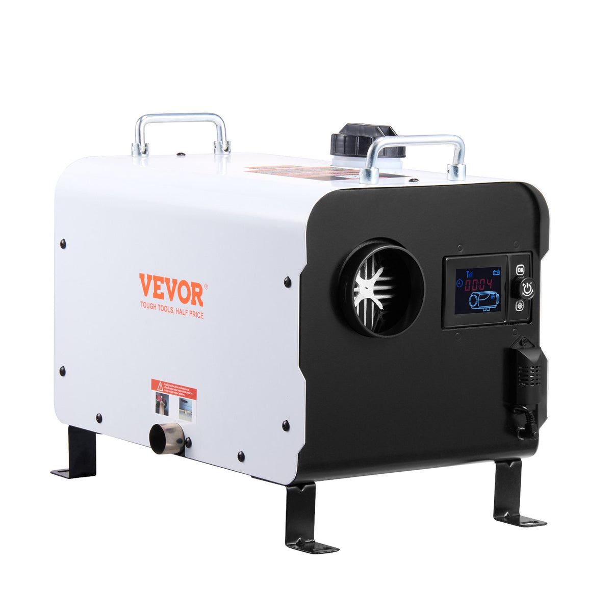 8KW Diesel Heater 12V/24V All-in-One with Bluetooth Remote Display CO Alarm