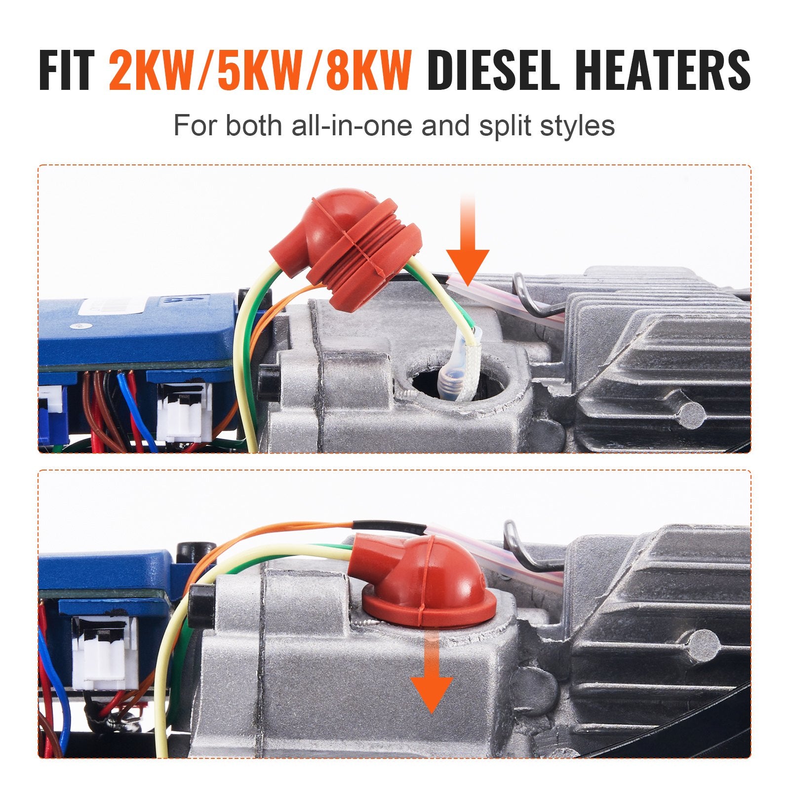 Diesel Heater Glow Plug Kit Ceramic Repair Removal Tool for 2KW 5KW 8KW
