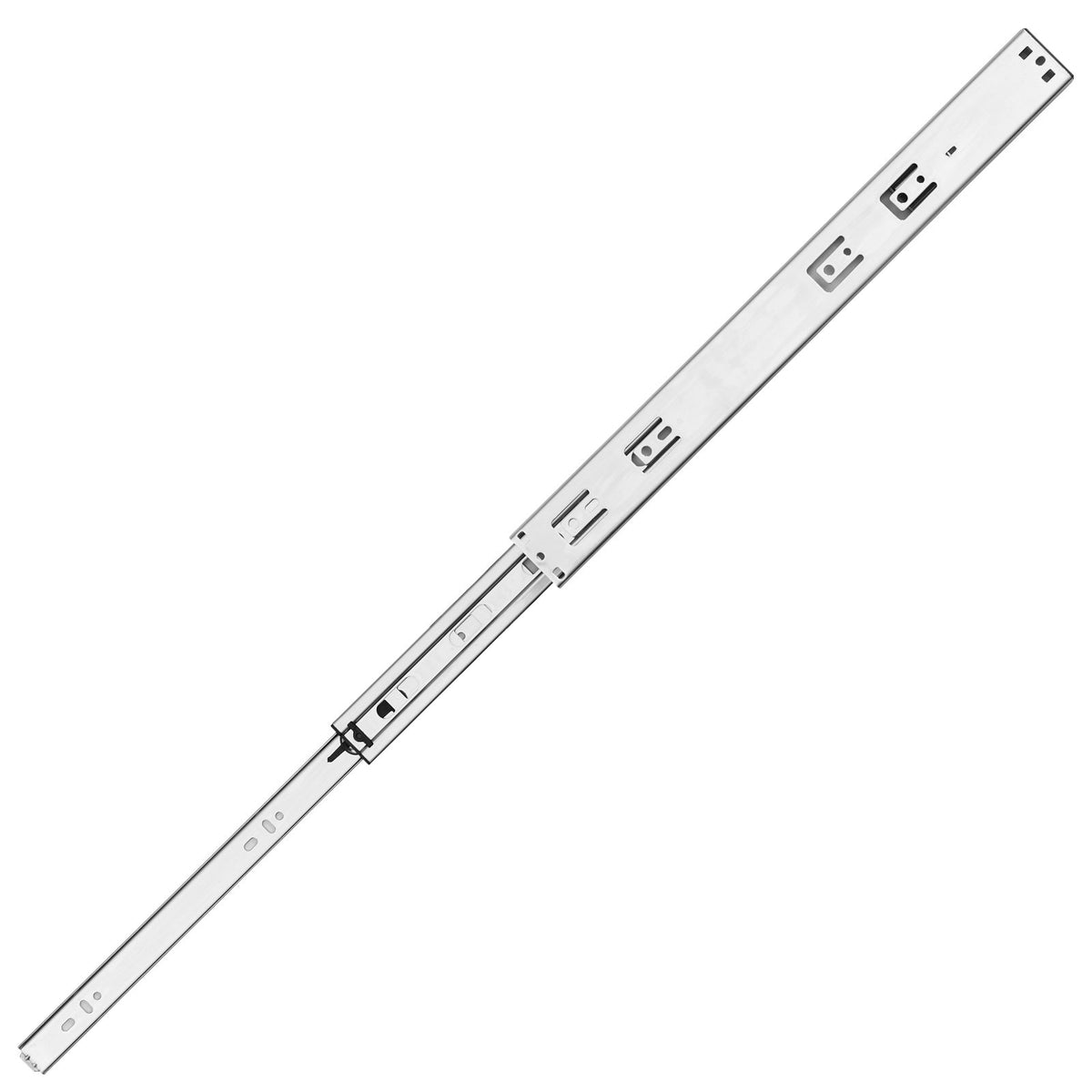 6 Pairs 457.2mm Drawer Slides, Heavy Duty Full Extension Steel Soft-Close Rails