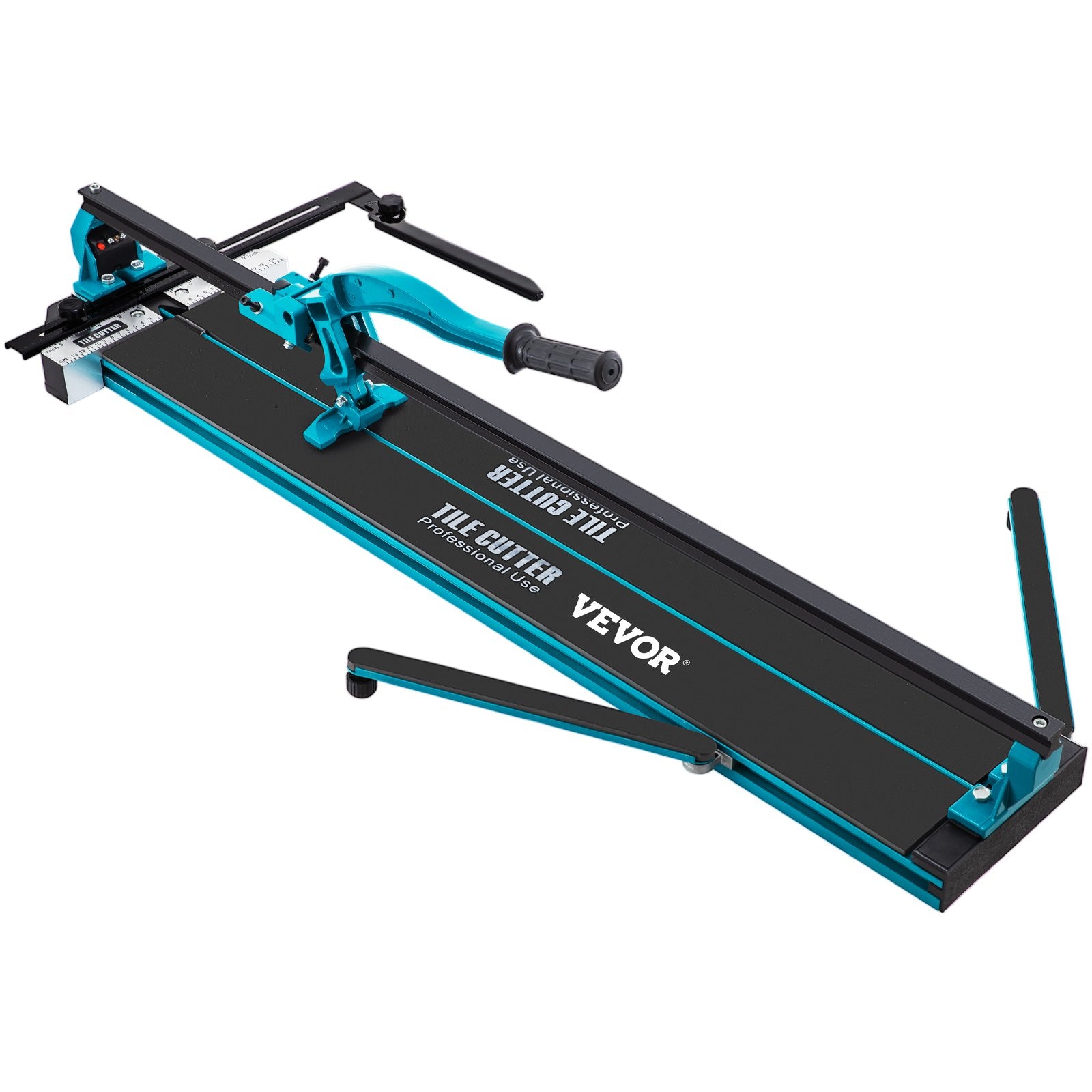 Tile Cutter 24in Cutting Tool w/ Laser Guide Single Rail Double Brackets
