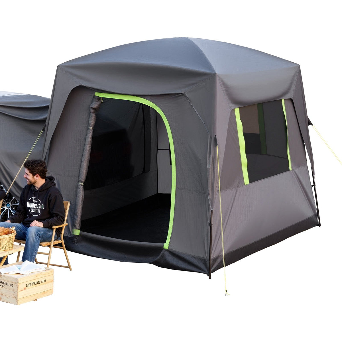 SUV Camping Tent 308 x 248 cm Waterproof 5-8 Person Double Layer