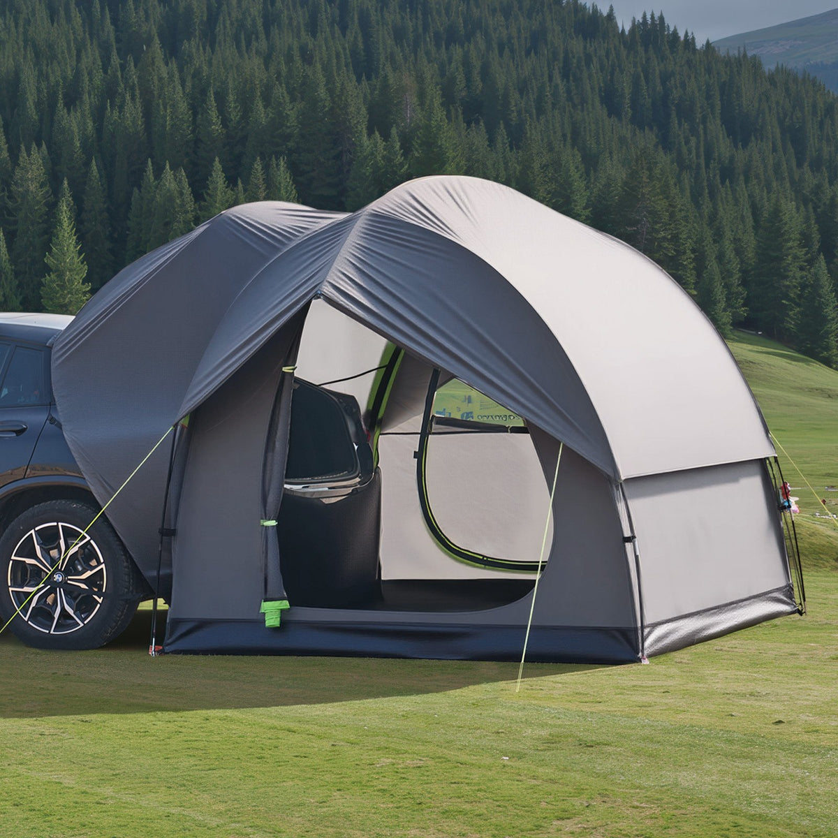 SUV Camping Tent 8FT x 8FT Waterproof PU2000mm Double Layer for 5-8 Person