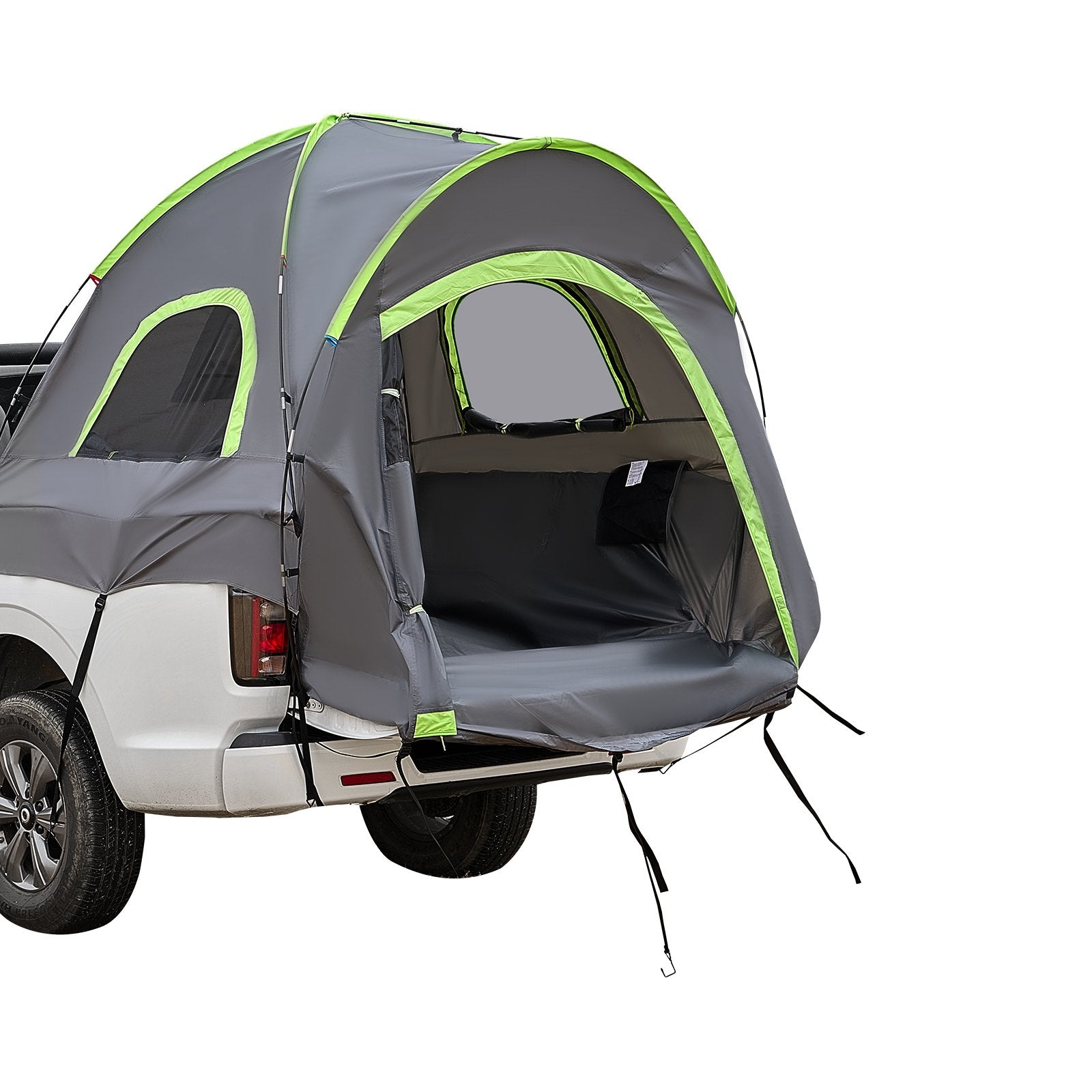 Pickup Truck Tent 5.5-6.0ft Waterproof PU2000 2-3 Person Sleeping with Windows