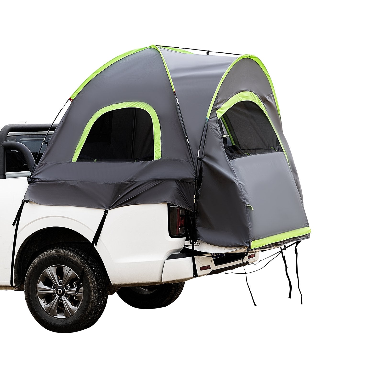 Pickup Truck Tent 5.5-6.0ft Waterproof PU2000 2-3 Person Sleeping with Windows