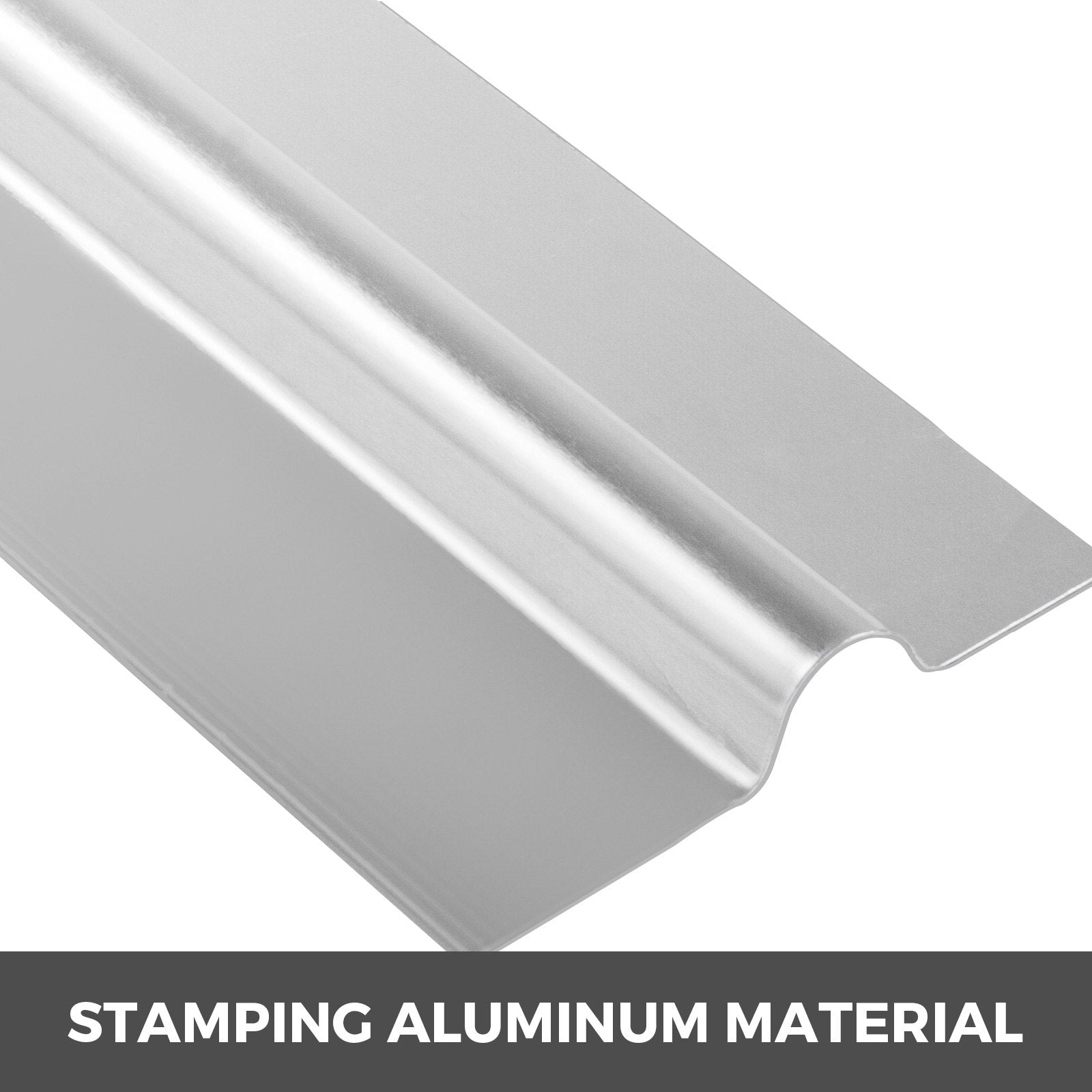 200 pcs Aluminum PEX Heat Transfer Plates 2 ft for 1/2" Radiant Floor System